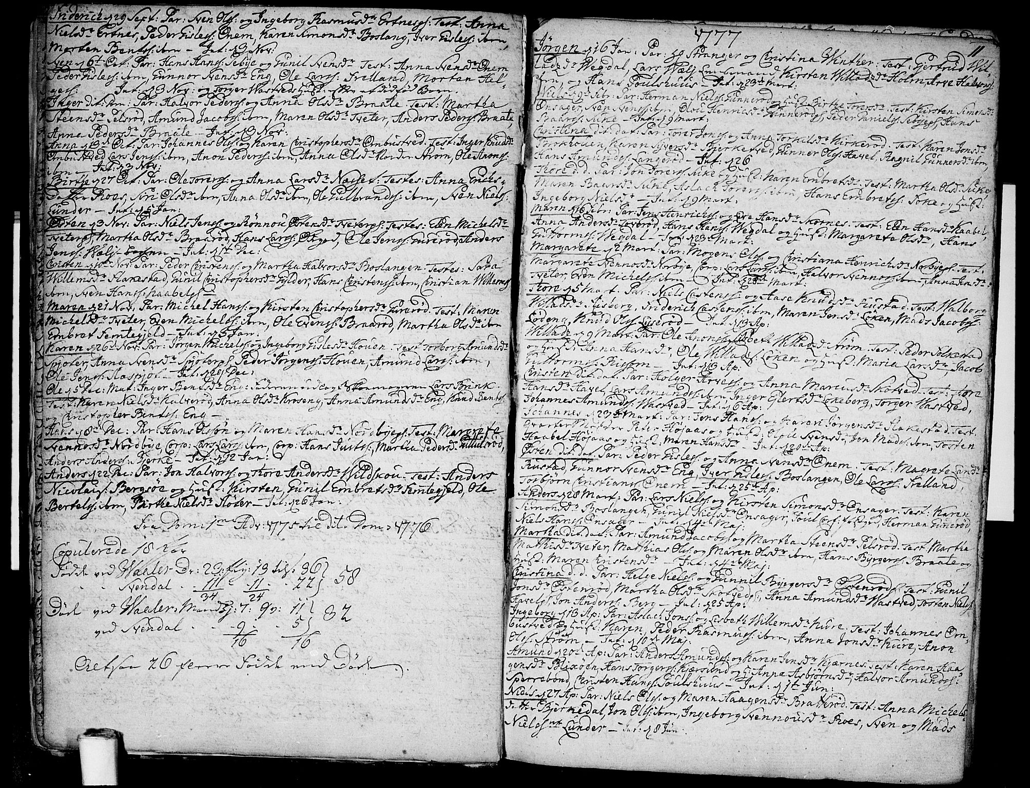 Våler prestekontor Kirkebøker, AV/SAO-A-11083/F/Fa/L0004: Parish register (official) no. I 4, 1771-1815, p. 11