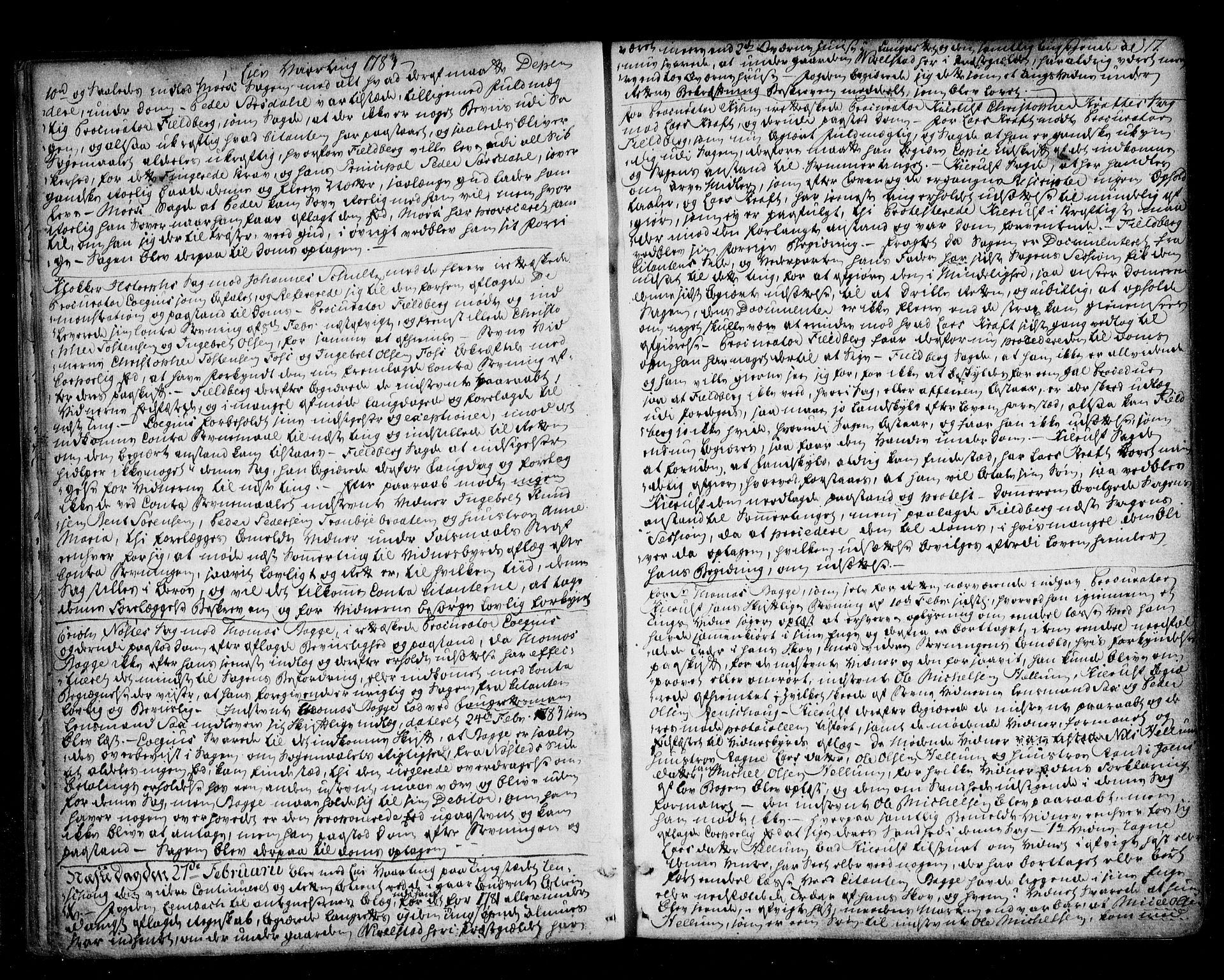 Lier, Røyken og Hurum sorenskriveri, AV/SAKO-A-89/F/Fa/L0058: Tingbok, 1782-1788, p. 17