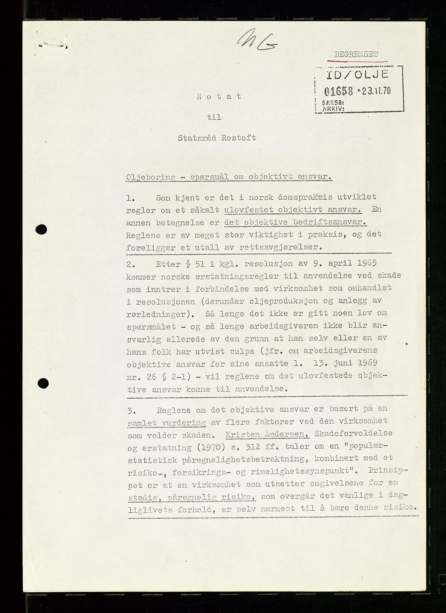 Industridepartementet, Oljekontoret, AV/SAST-A-101348/Dc/L0003: Ekofisk prosjekt, utbygging av Ekofiskfeltet, diverse, 1970-1972