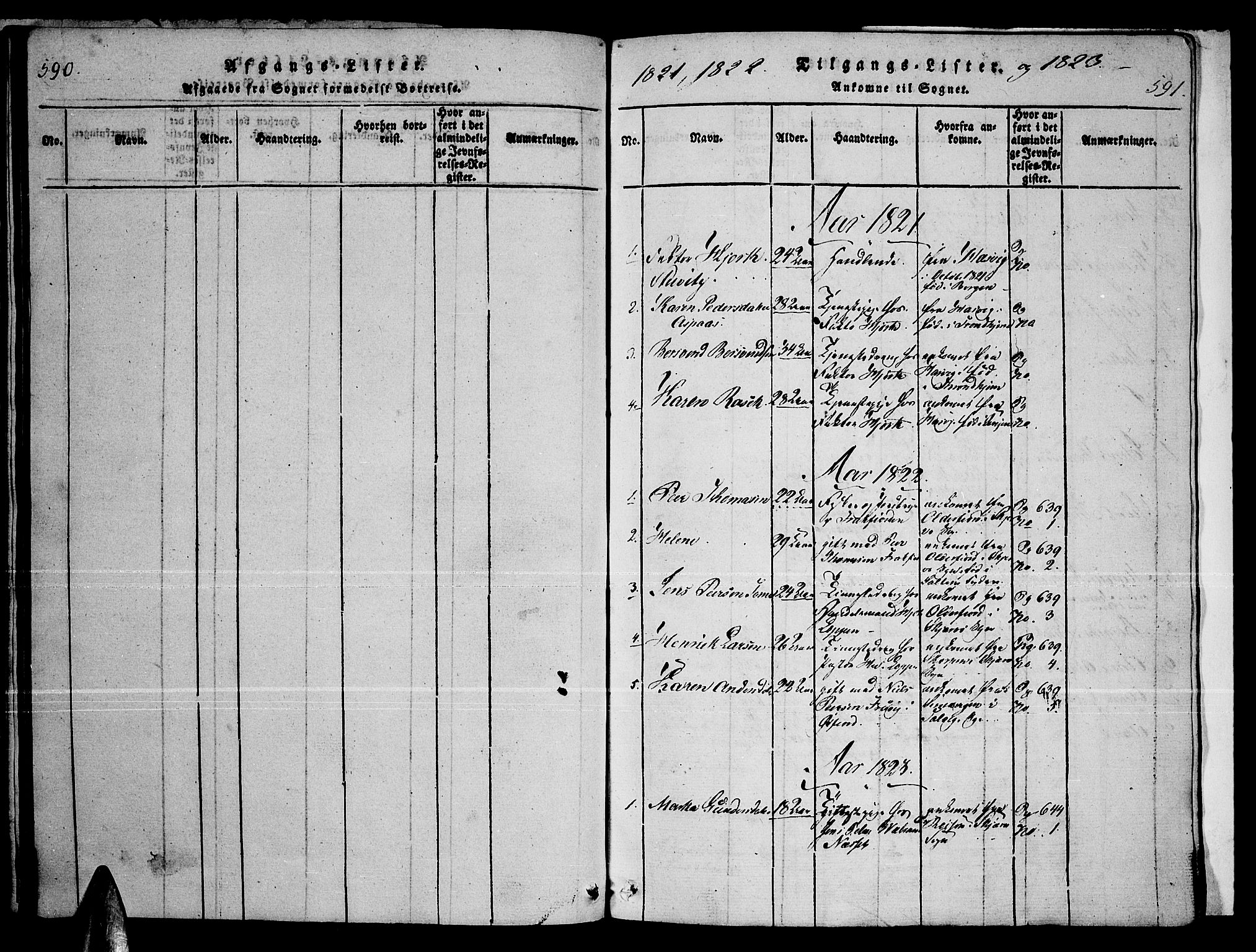 Loppa sokneprestkontor, SATØ/S-1339/H/Ha/L0003kirke: Parish register (official) no. 3, 1820-1848, p. 590-591