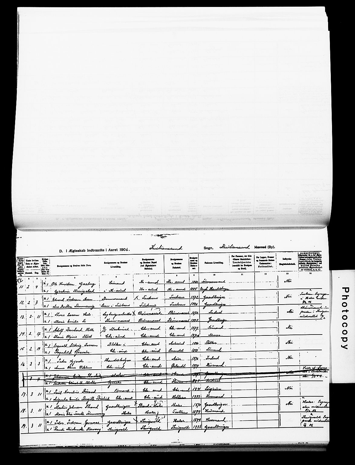 Ministerialprotokoller, klokkerbøker og fødselsregistre - Møre og Romsdal, AV/SAT-A-1454/572/L0859: Parish register (official) no. 572D03, 1903-1916