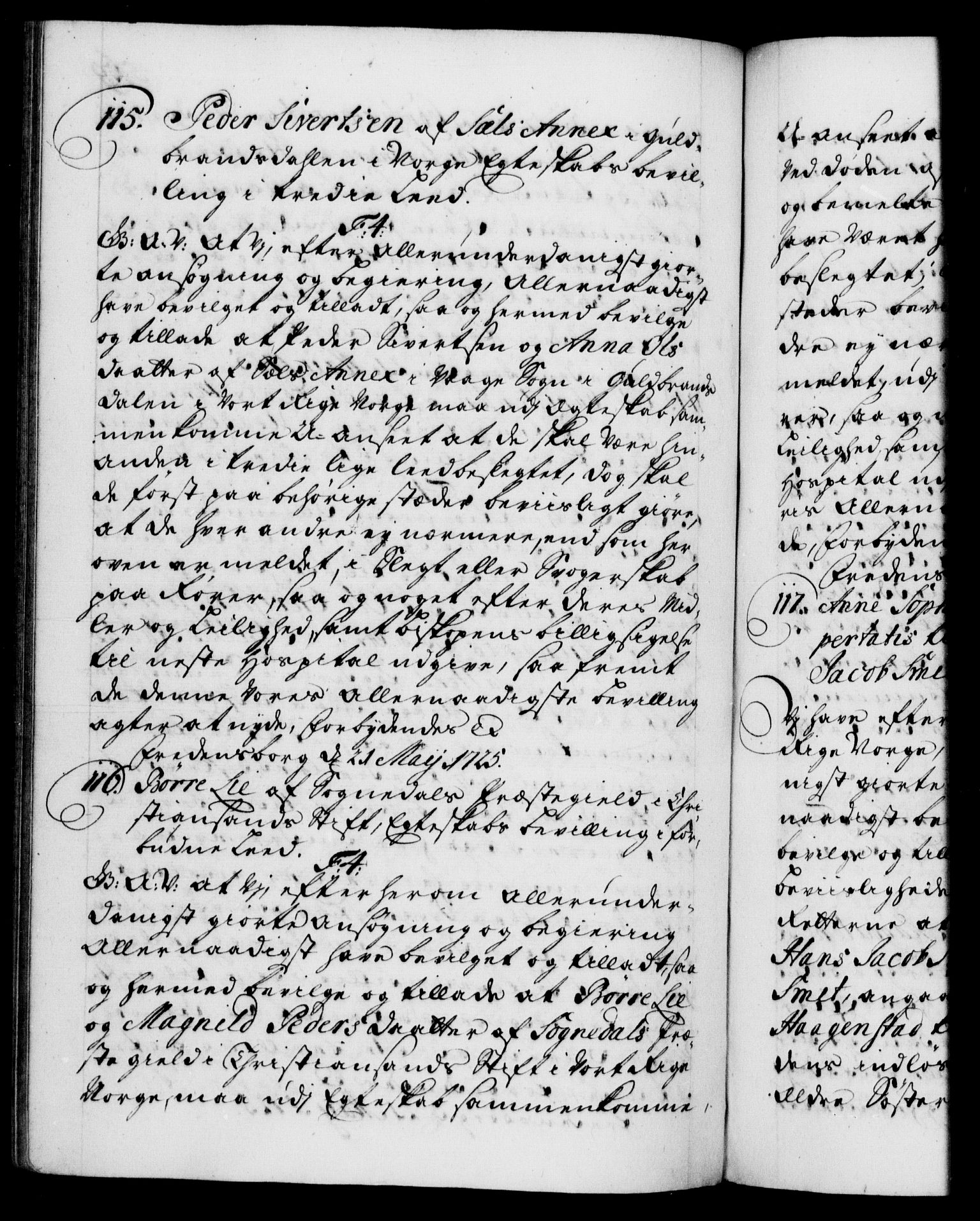 Danske Kanselli 1572-1799, AV/RA-EA-3023/F/Fc/Fca/Fcaa/L0024: Norske registre, 1723-1725, p. 569b