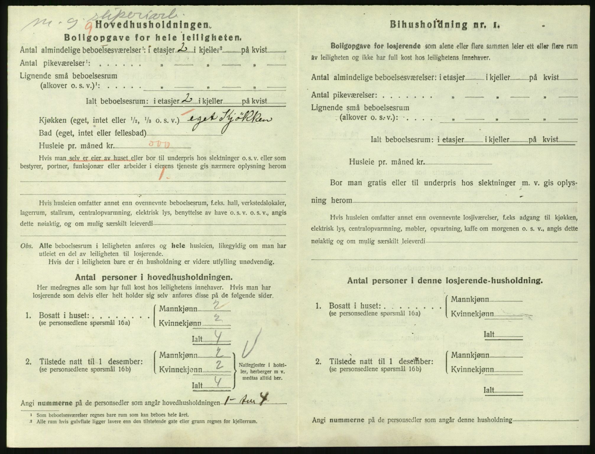 SAKO, 1920 census for Larvik, 1920, p. 4407