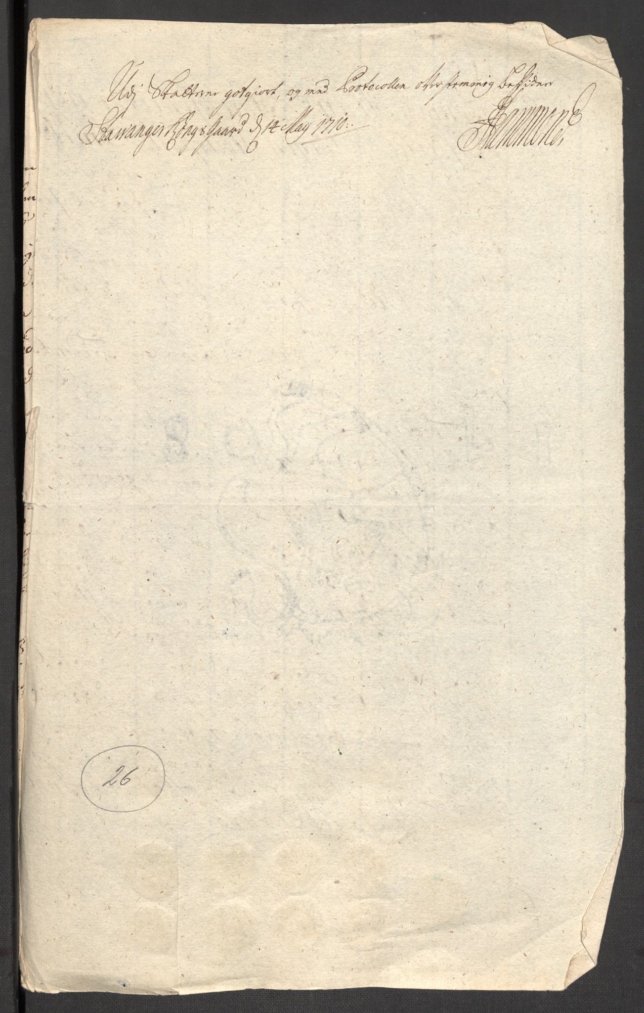 Rentekammeret inntil 1814, Reviderte regnskaper, Fogderegnskap, RA/EA-4092/R47/L2861: Fogderegnskap Ryfylke, 1706-1709, p. 460