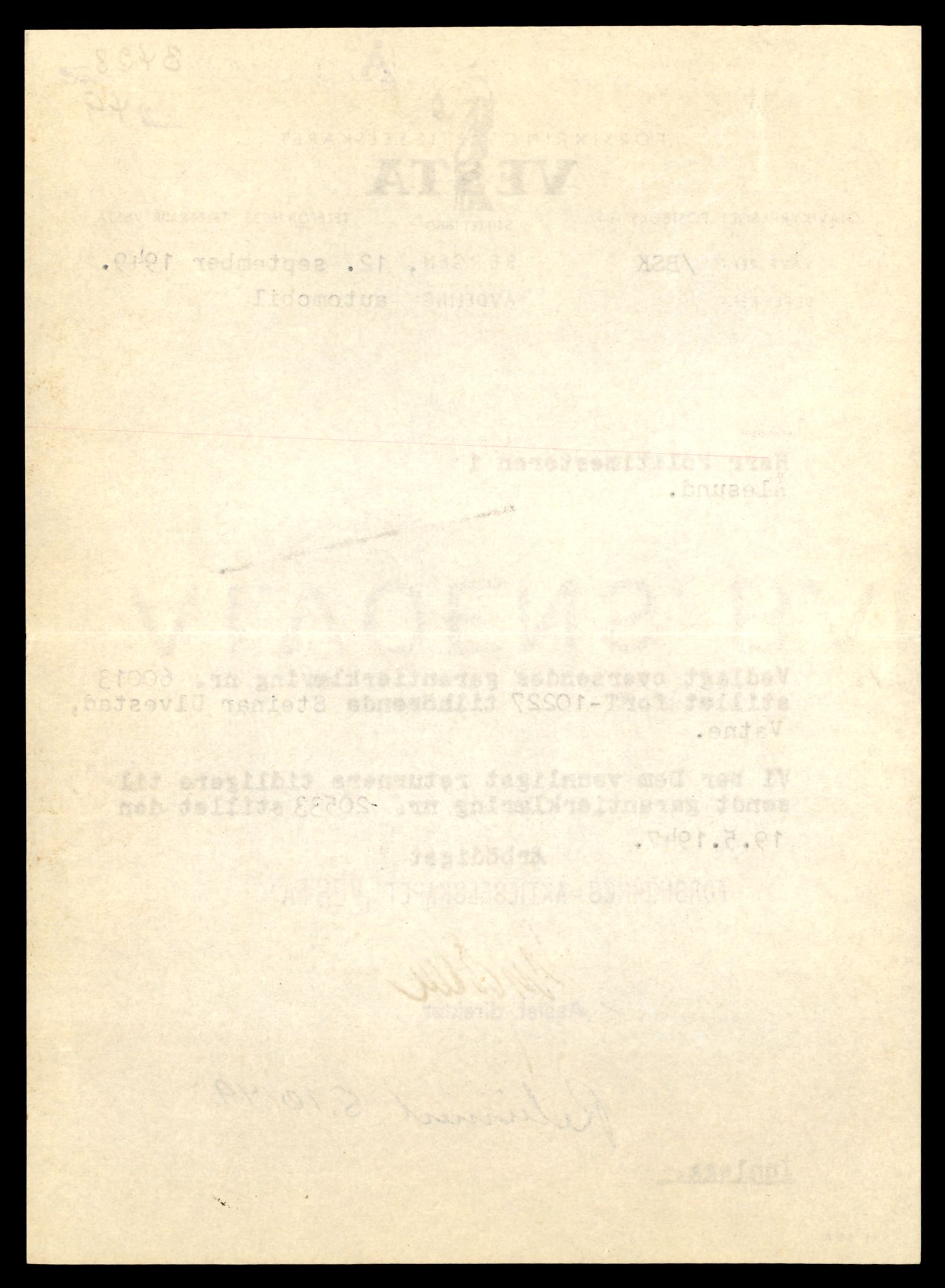 Møre og Romsdal vegkontor - Ålesund trafikkstasjon, AV/SAT-A-4099/F/Fe/L0033: Registreringskort for kjøretøy T 12151 - T 12474, 1927-1998, p. 1286