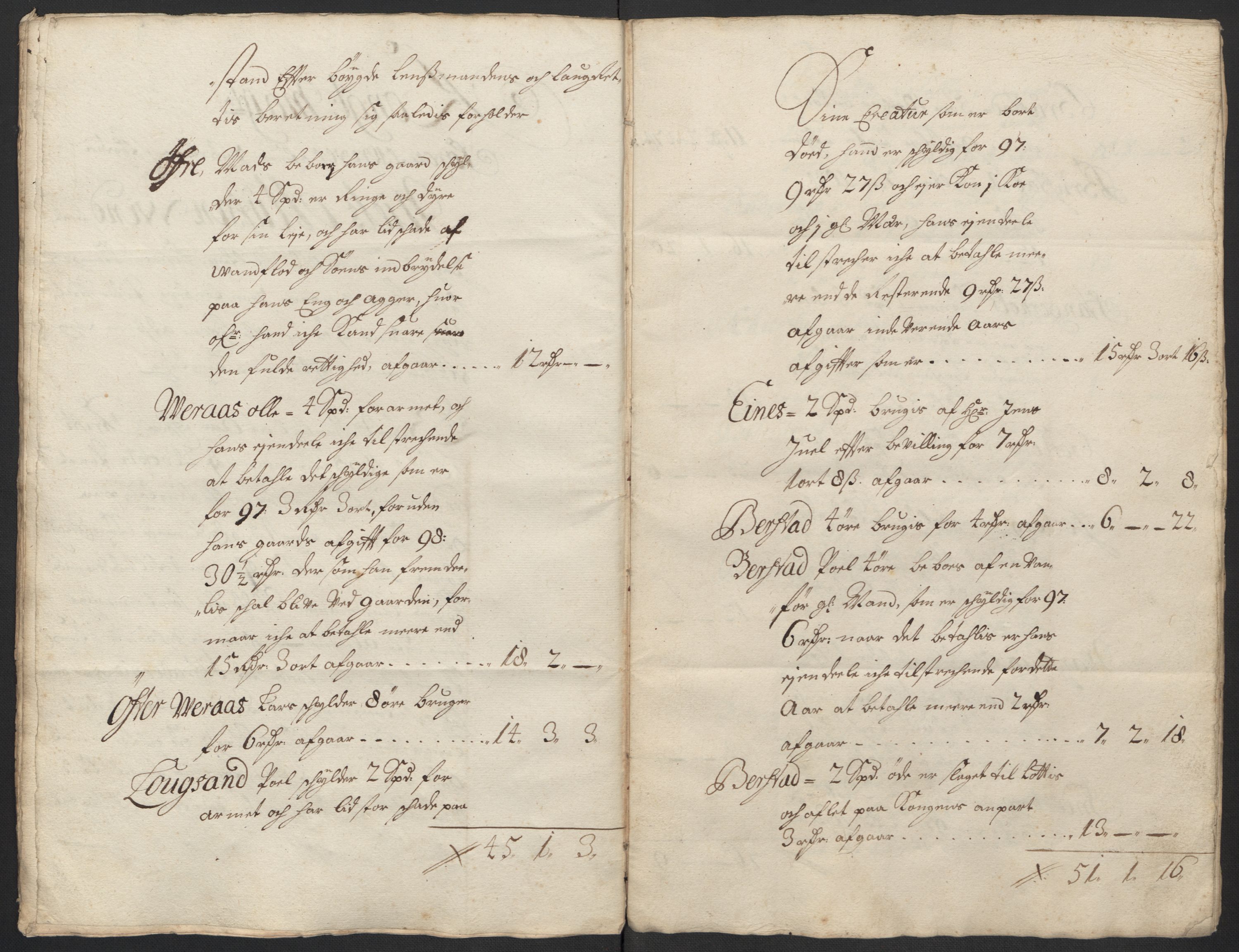 Rentekammeret inntil 1814, Reviderte regnskaper, Fogderegnskap, AV/RA-EA-4092/R63/L4310: Fogderegnskap Inderøy, 1698-1699, p. 224