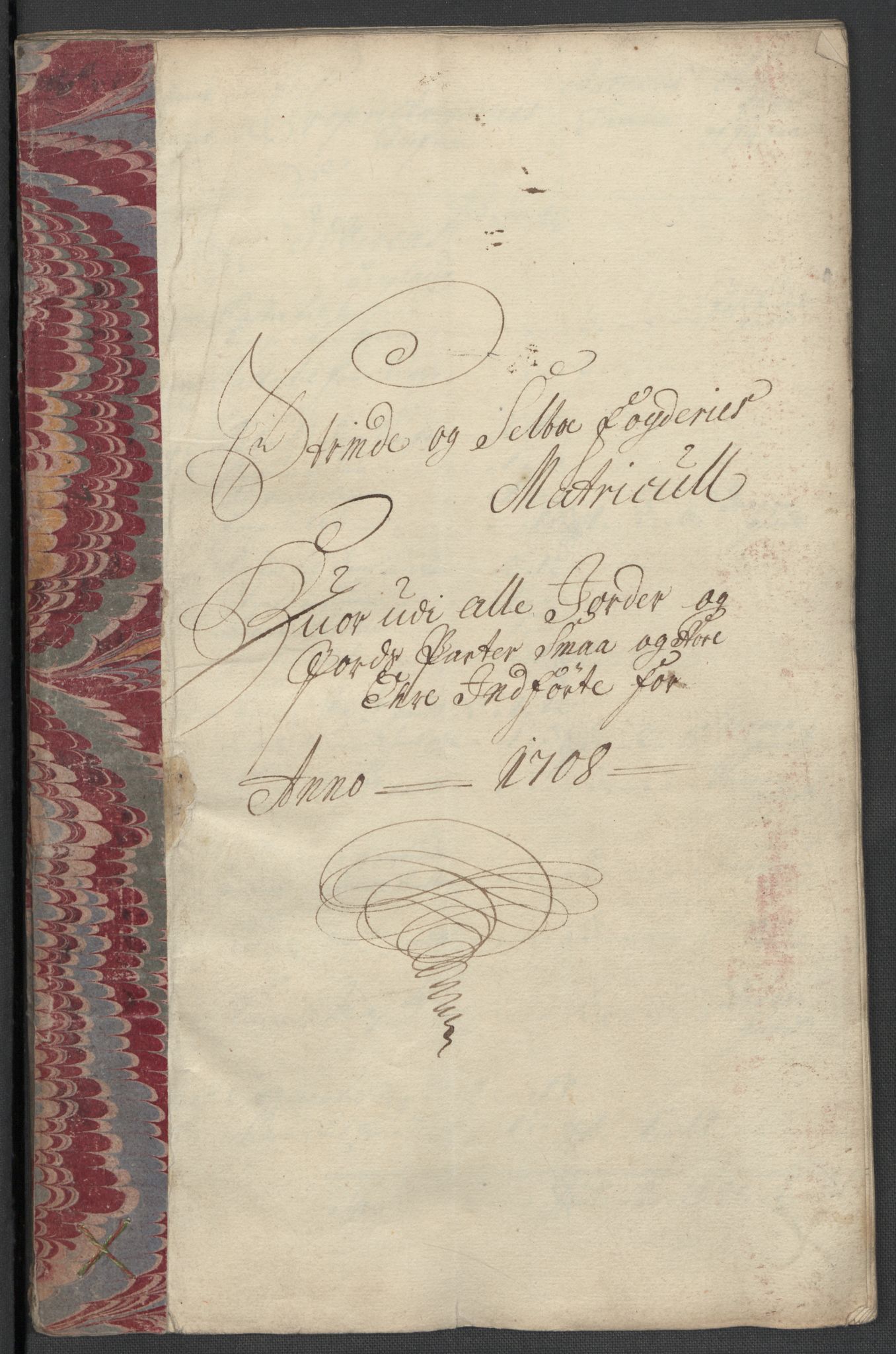 Rentekammeret inntil 1814, Reviderte regnskaper, Fogderegnskap, AV/RA-EA-4092/R61/L4110: Fogderegnskap Strinda og Selbu, 1707-1708, p. 307