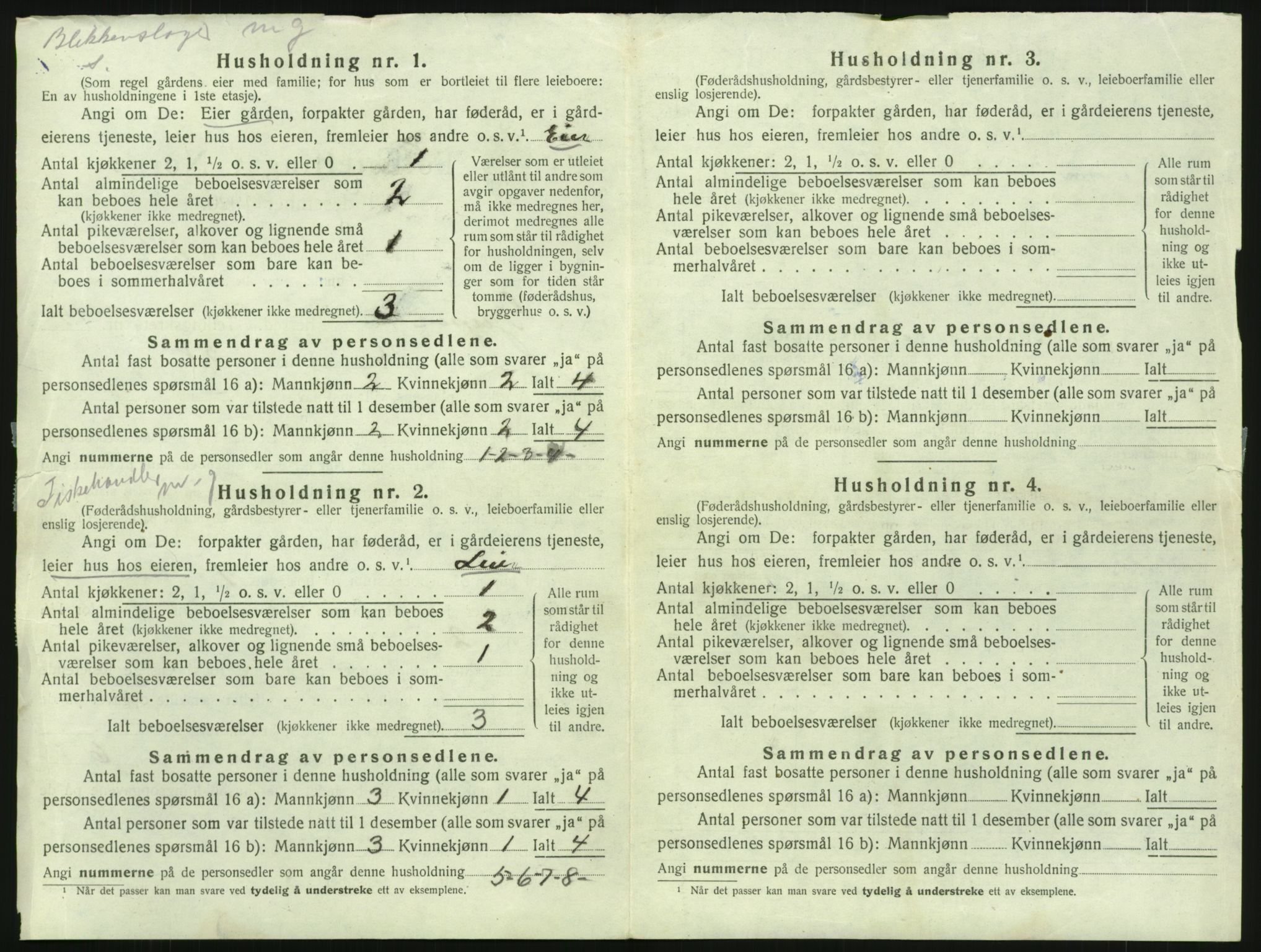 SAKO, 1920 census for Gjerpen, 1920, p. 2691