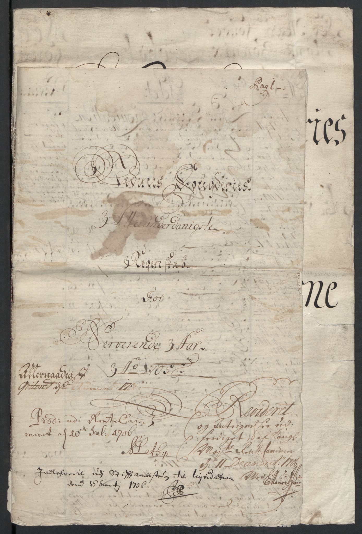 Rentekammeret inntil 1814, Reviderte regnskaper, Fogderegnskap, RA/EA-4092/R39/L2317: Fogderegnskap Nedenes, 1704-1705, p. 140