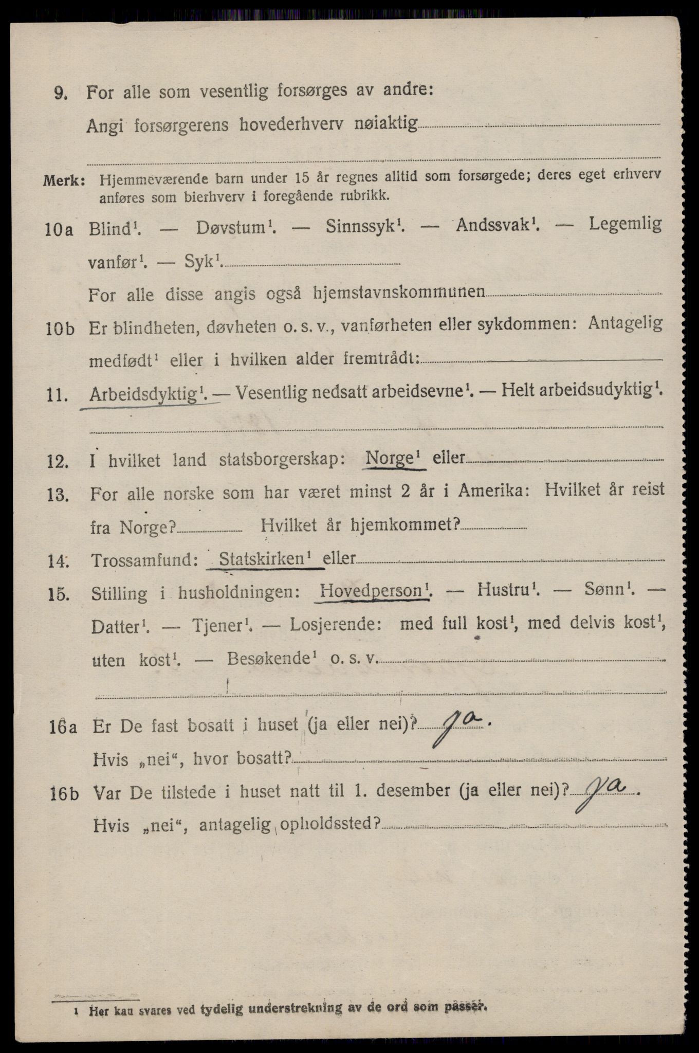 SAST, 1920 census for Åkra, 1920, p. 1257