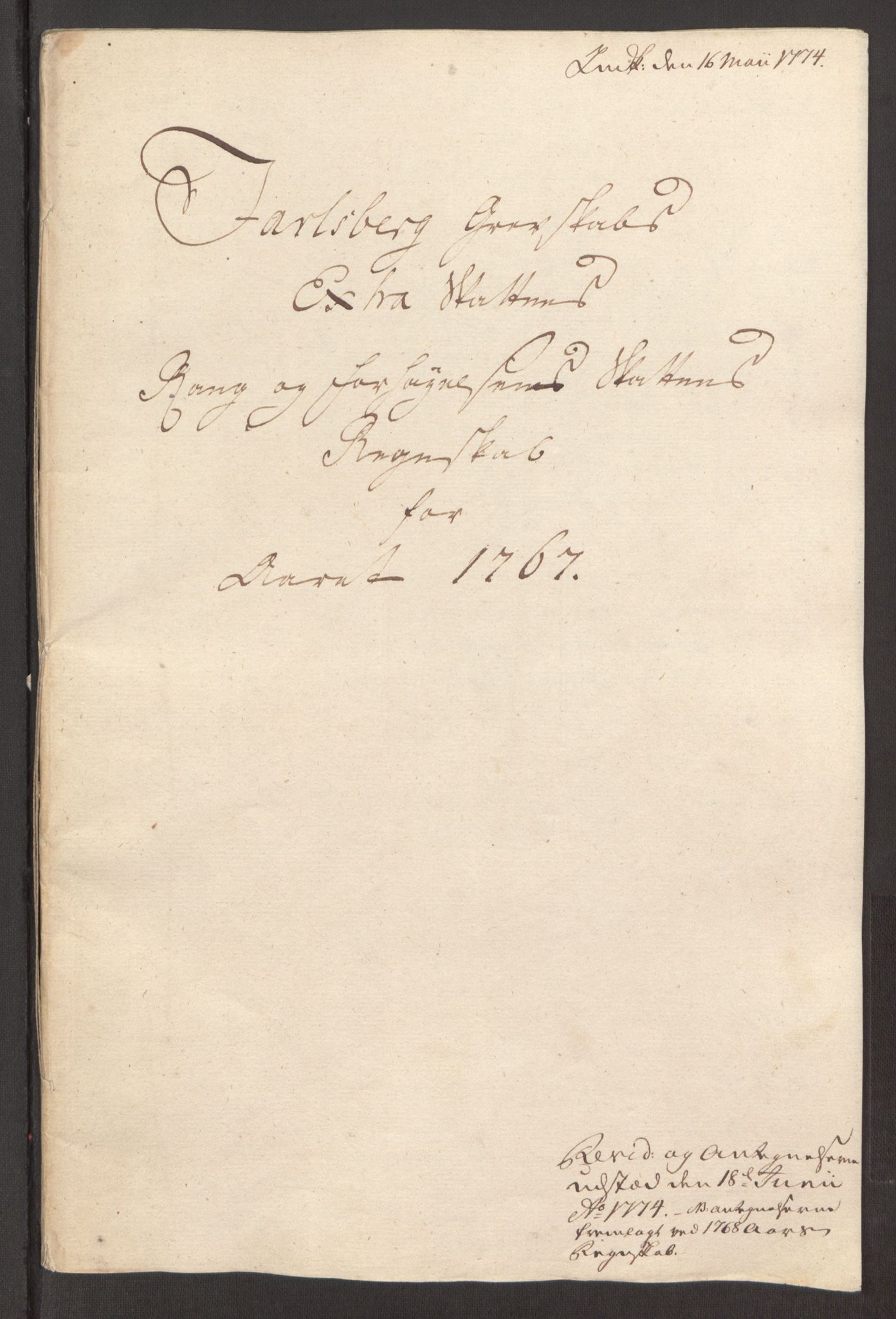 Rentekammeret inntil 1814, Reviderte regnskaper, Fogderegnskap, RA/EA-4092/R32/L1960: Ekstraskatten Jarlsberg grevskap, 1762-1772, p. 113