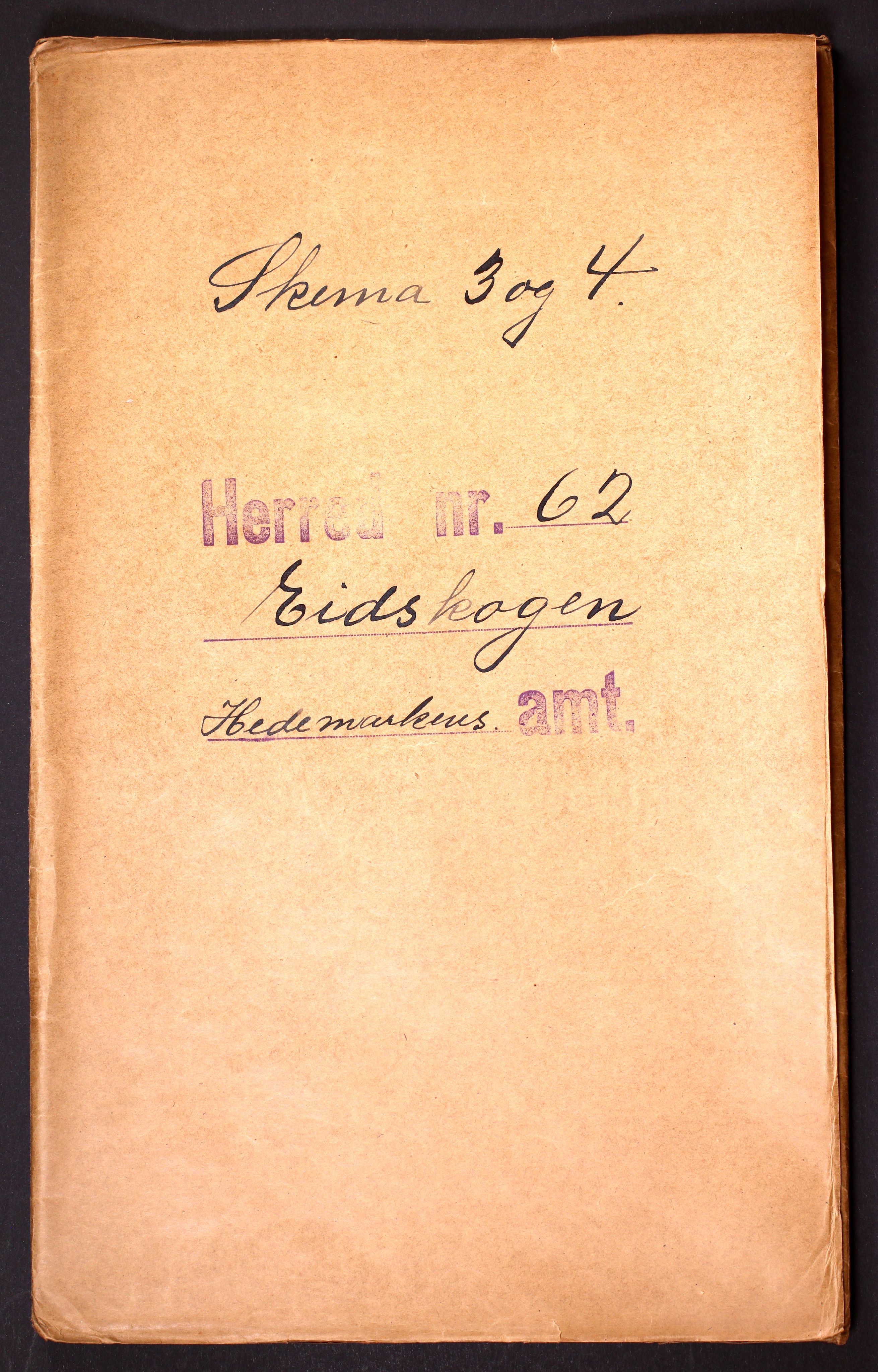 RA, 1910 census for Eidskog, 1910, p. 1