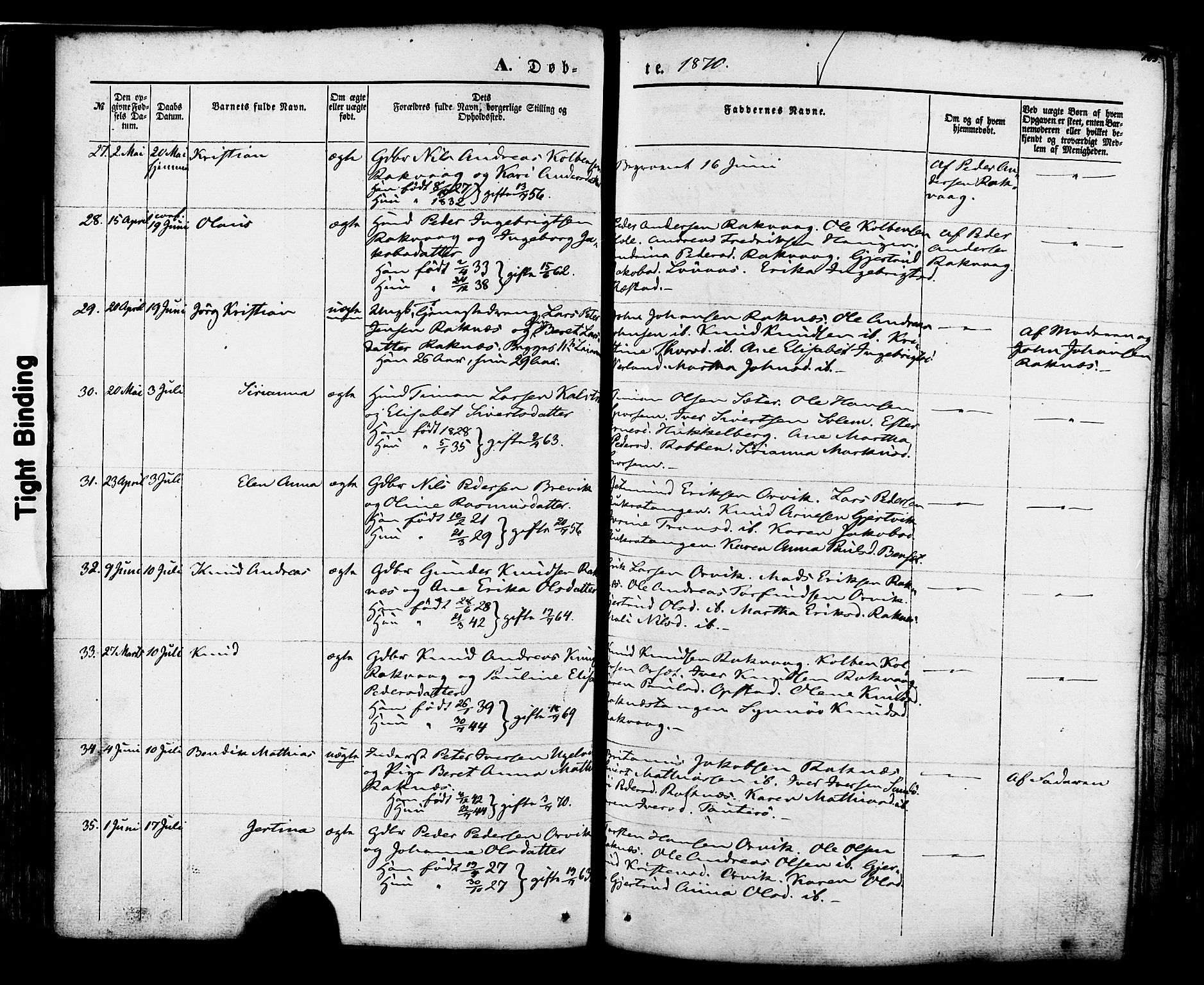 Ministerialprotokoller, klokkerbøker og fødselsregistre - Møre og Romsdal, AV/SAT-A-1454/560/L0719: Parish register (official) no. 560A03, 1845-1872, p. 105