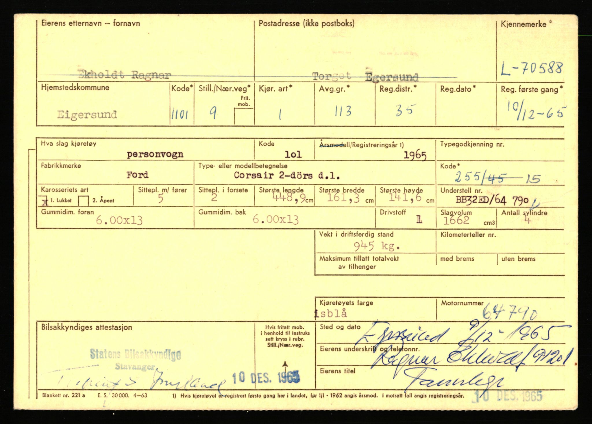 Stavanger trafikkstasjon, AV/SAST-A-101942/0/F/L0066: L-68000 - L-71599, 1930-1971, p. 1639