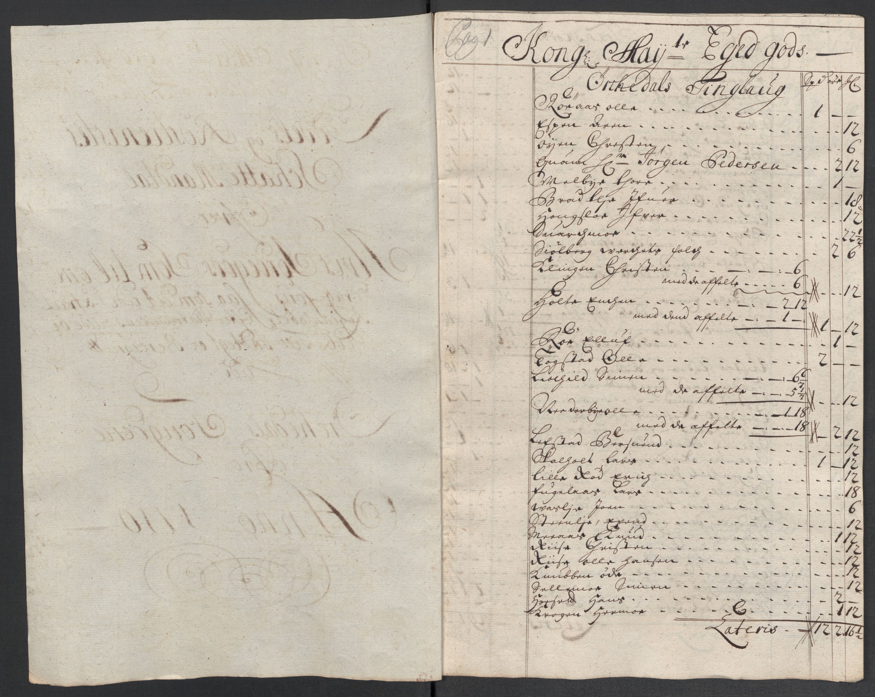 Rentekammeret inntil 1814, Reviderte regnskaper, Fogderegnskap, AV/RA-EA-4092/R60/L3960: Fogderegnskap Orkdal og Gauldal, 1710, p. 351