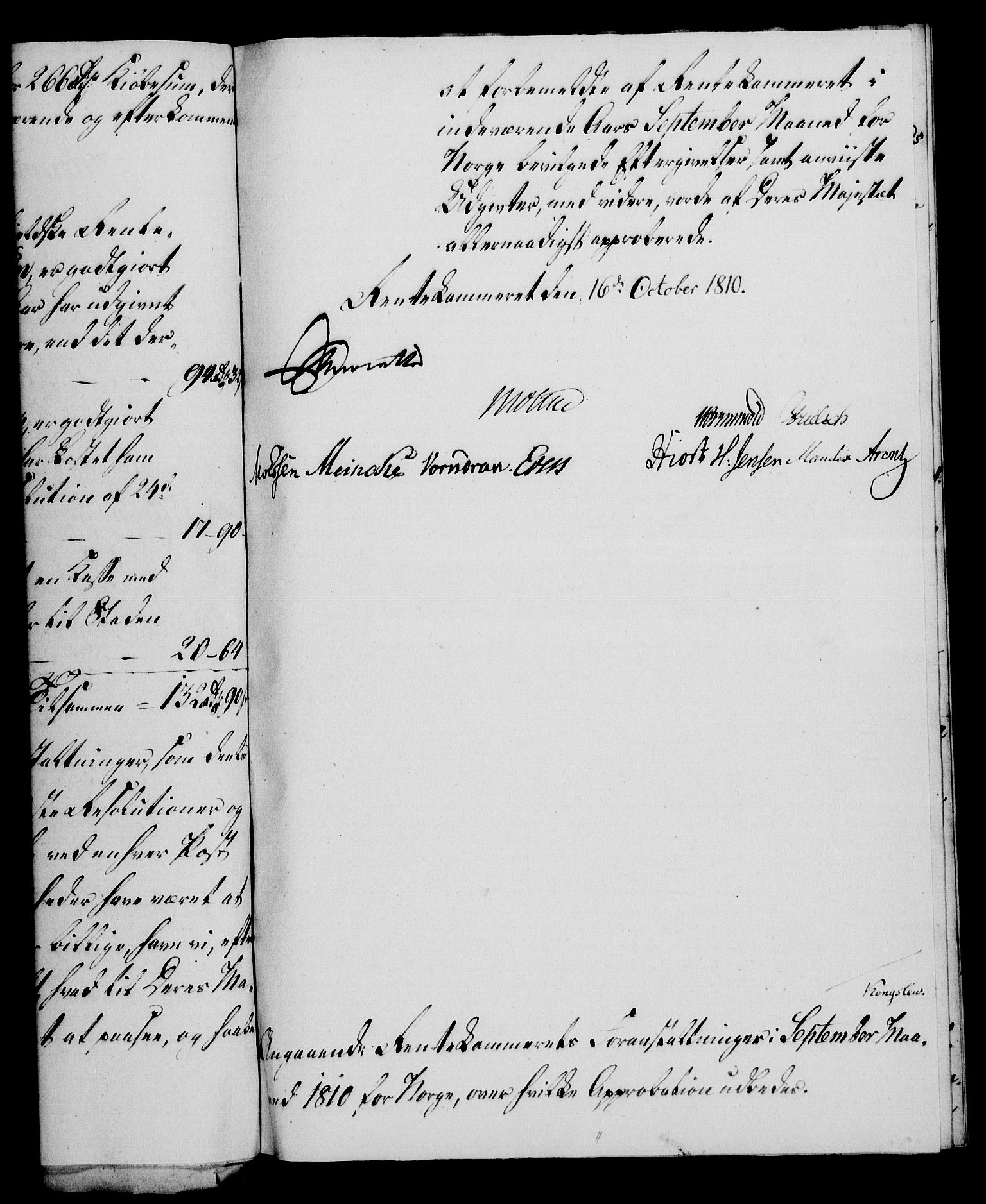 Rentekammeret, Kammerkanselliet, AV/RA-EA-3111/G/Gf/Gfa/L0092: Norsk relasjons- og resolusjonsprotokoll (merket RK 52.92), 1810, p. 556