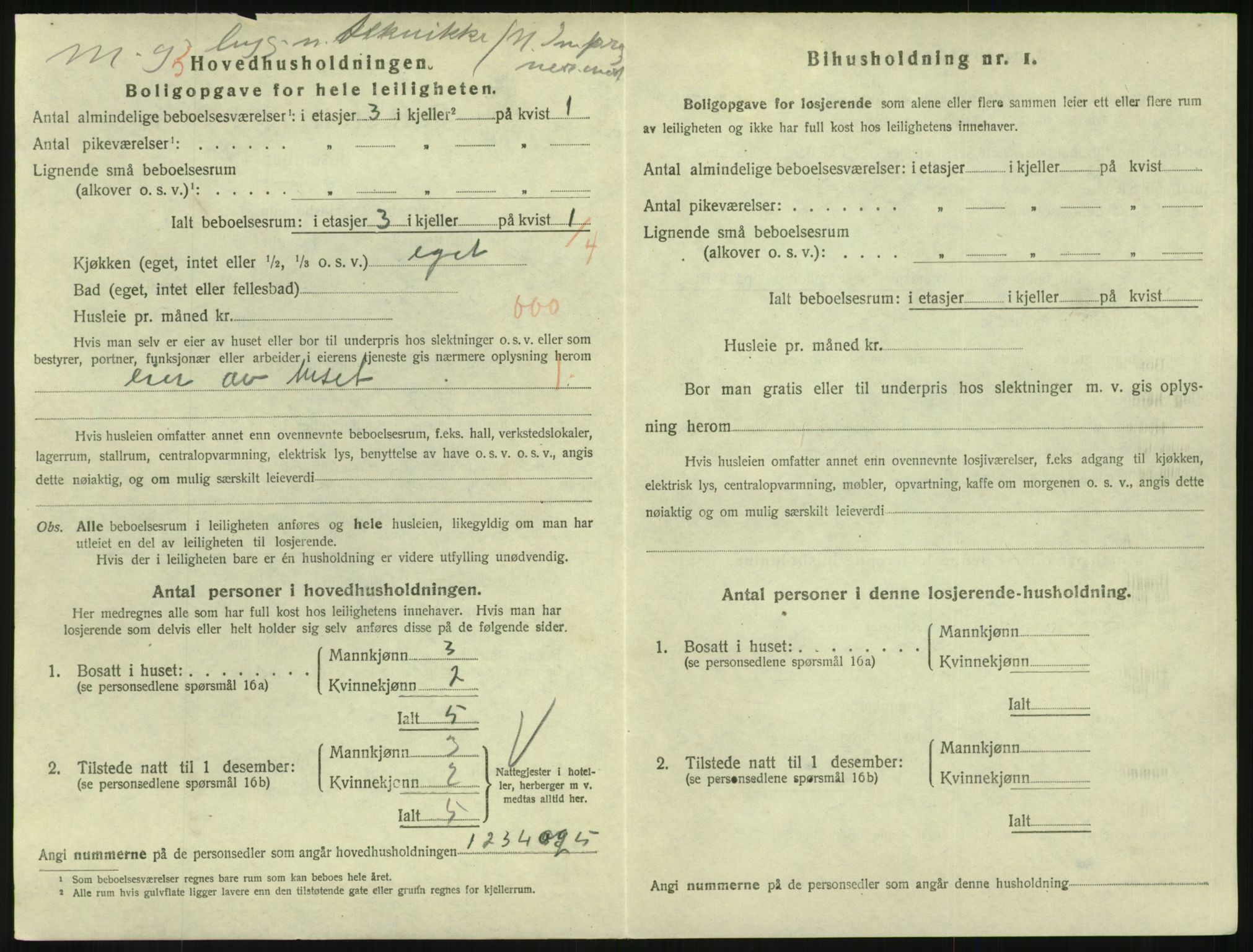 SAKO, 1920 census for Larvik, 1920, p. 7285