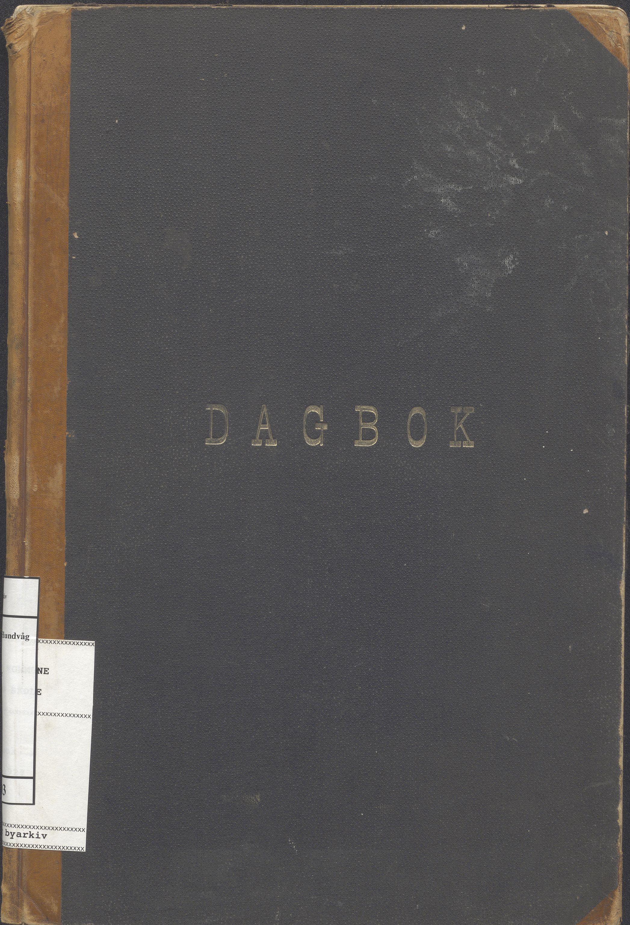 Hetland kommune. Hundvåg skole, BYST/A-0150/G/Ga/L0003: Dagbok, 1908-1929