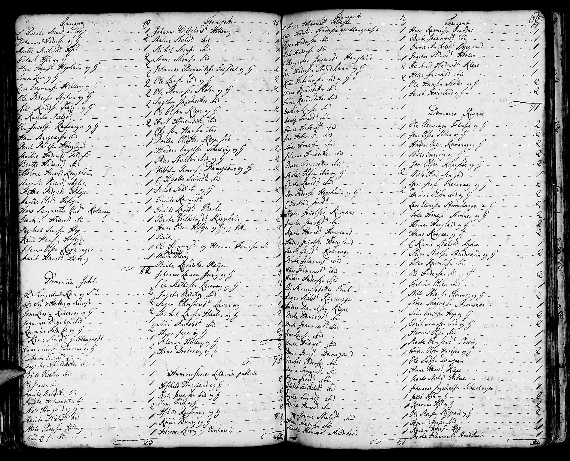 Askøy Sokneprestembete, AV/SAB-A-74101/H/Ha/Haa/Haaa/L0001: Parish register (official) no. A 1, 1742-1818, p. 66