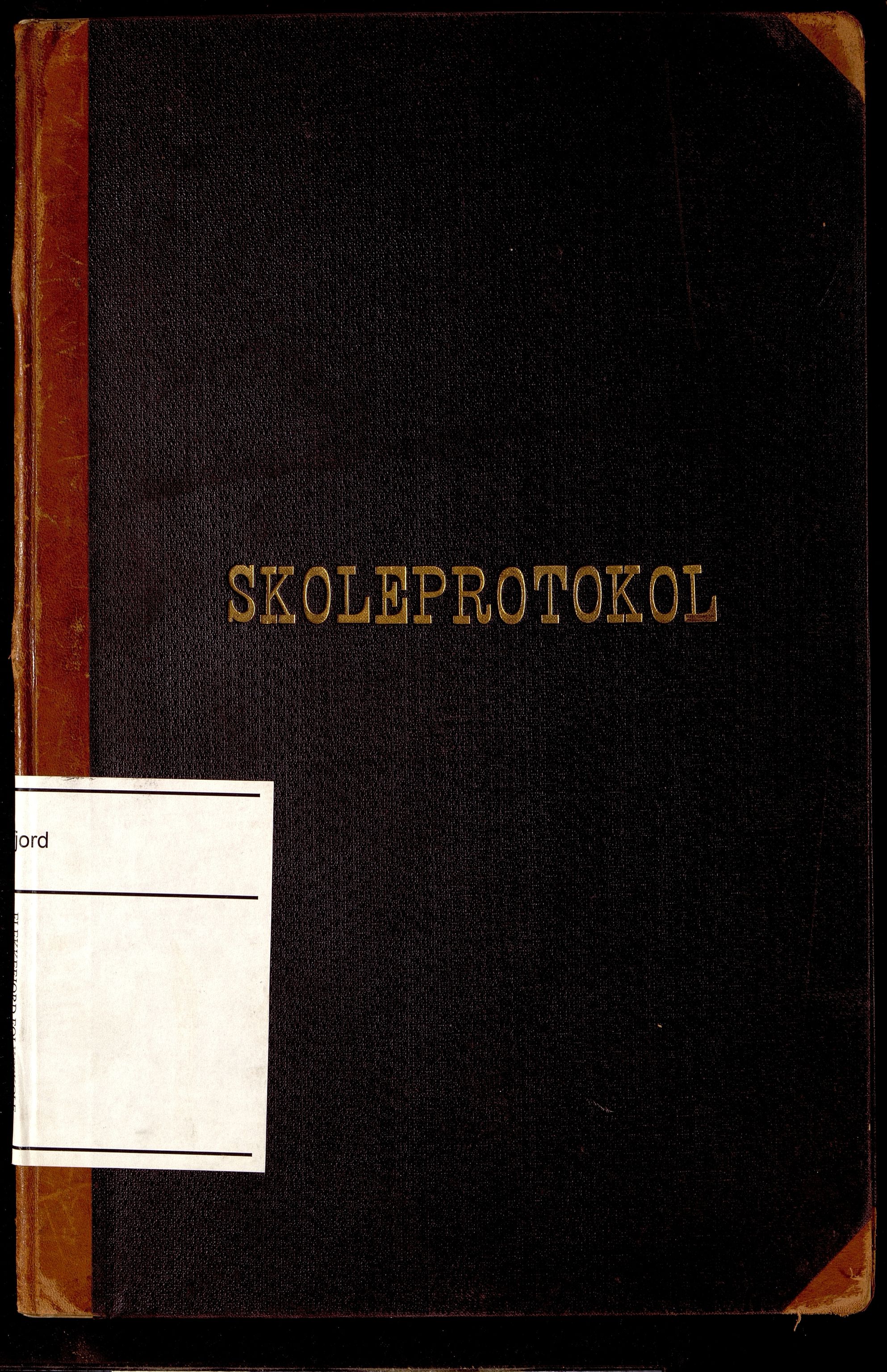 Flekkefjord By - Flekkefjord Folkeskole, ARKSOR/1004FG550/H/L0005: Skoleprotokoll, 1908-1920