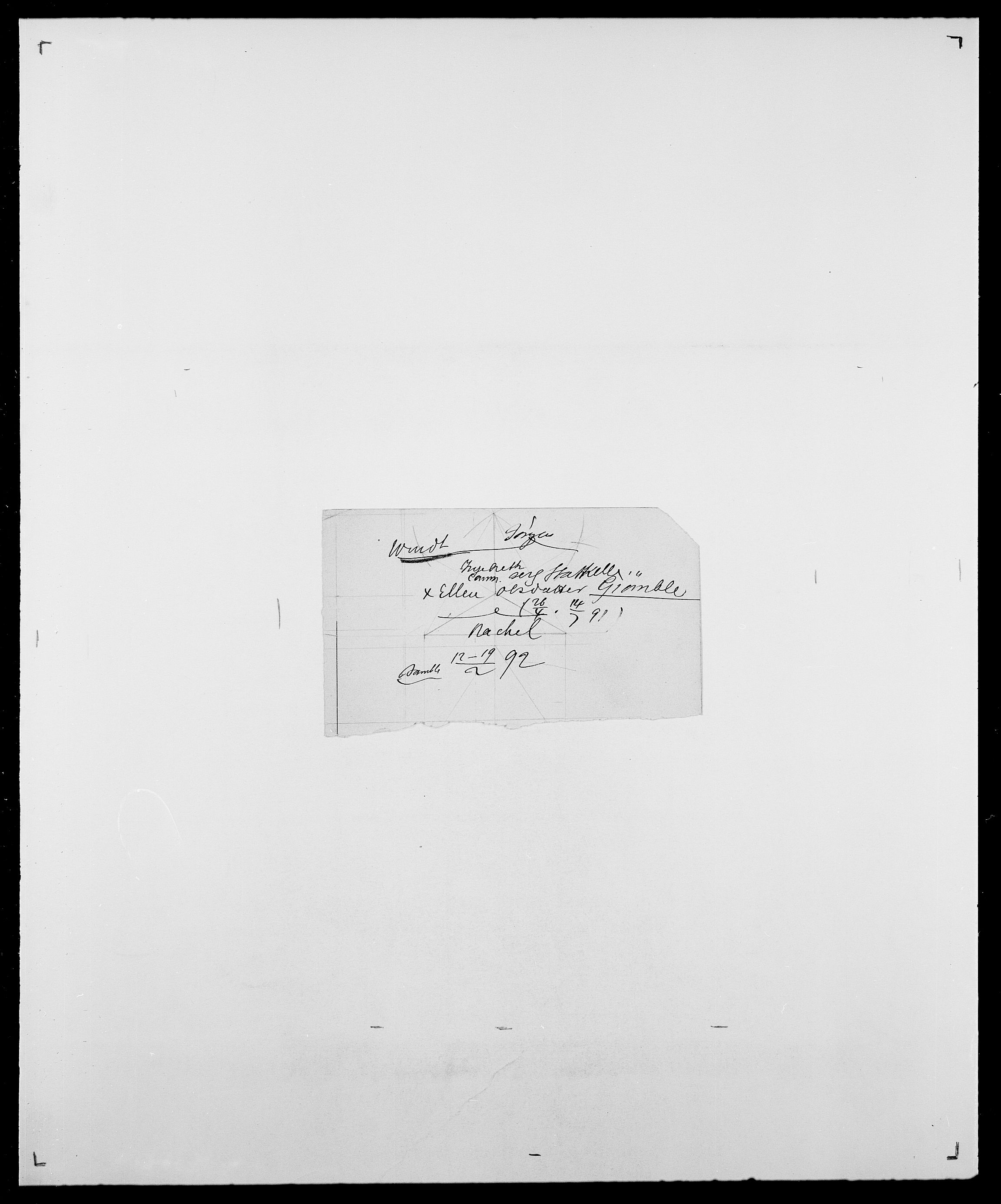 Delgobe, Charles Antoine - samling, AV/SAO-PAO-0038/D/Da/L0042: Vilain - Wulf, Wulff, se også Wolf, p. 172