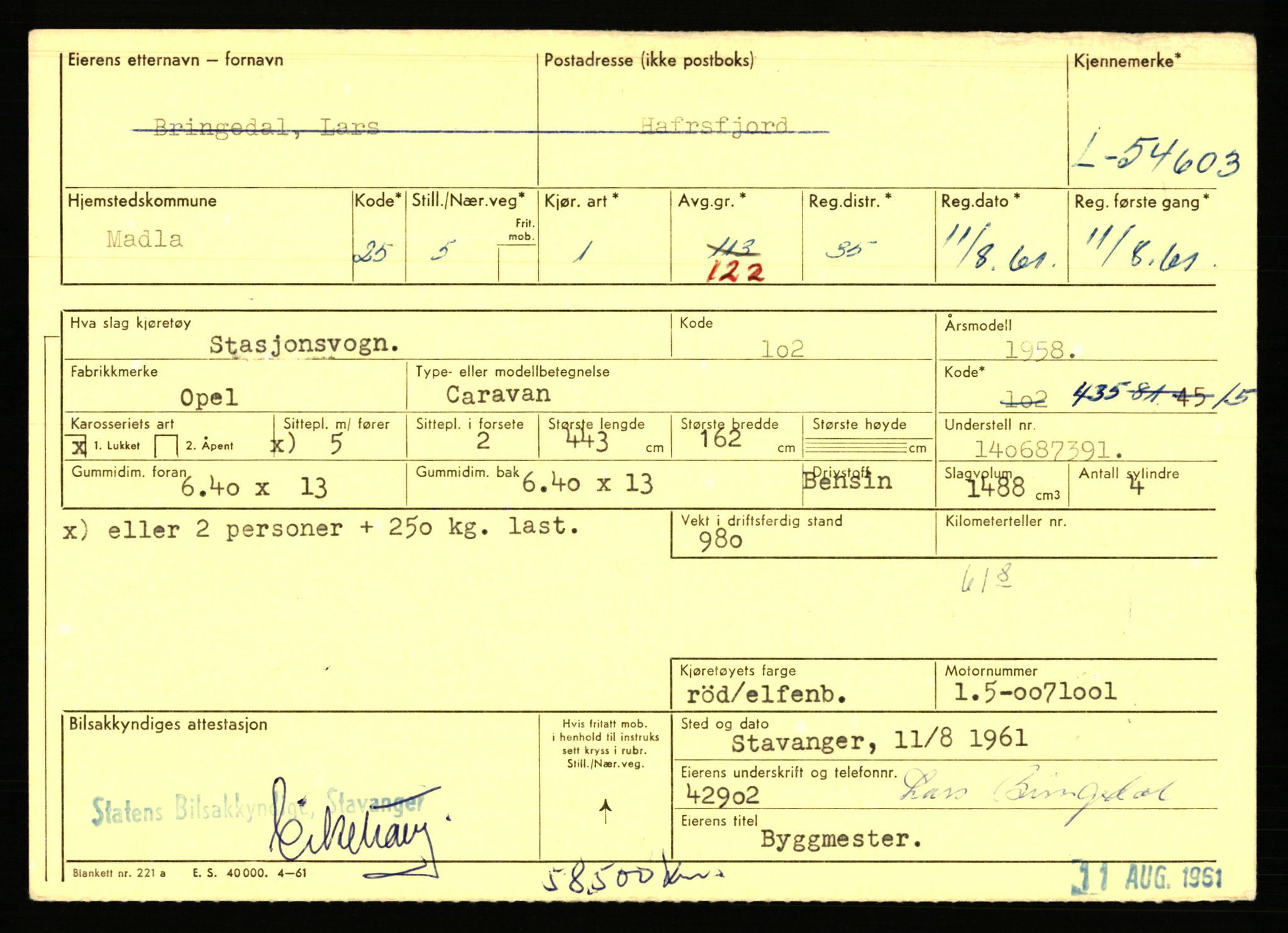 Stavanger trafikkstasjon, AV/SAST-A-101942/0/F/L0054: L-54200 - L-55699, 1930-1971, p. 877