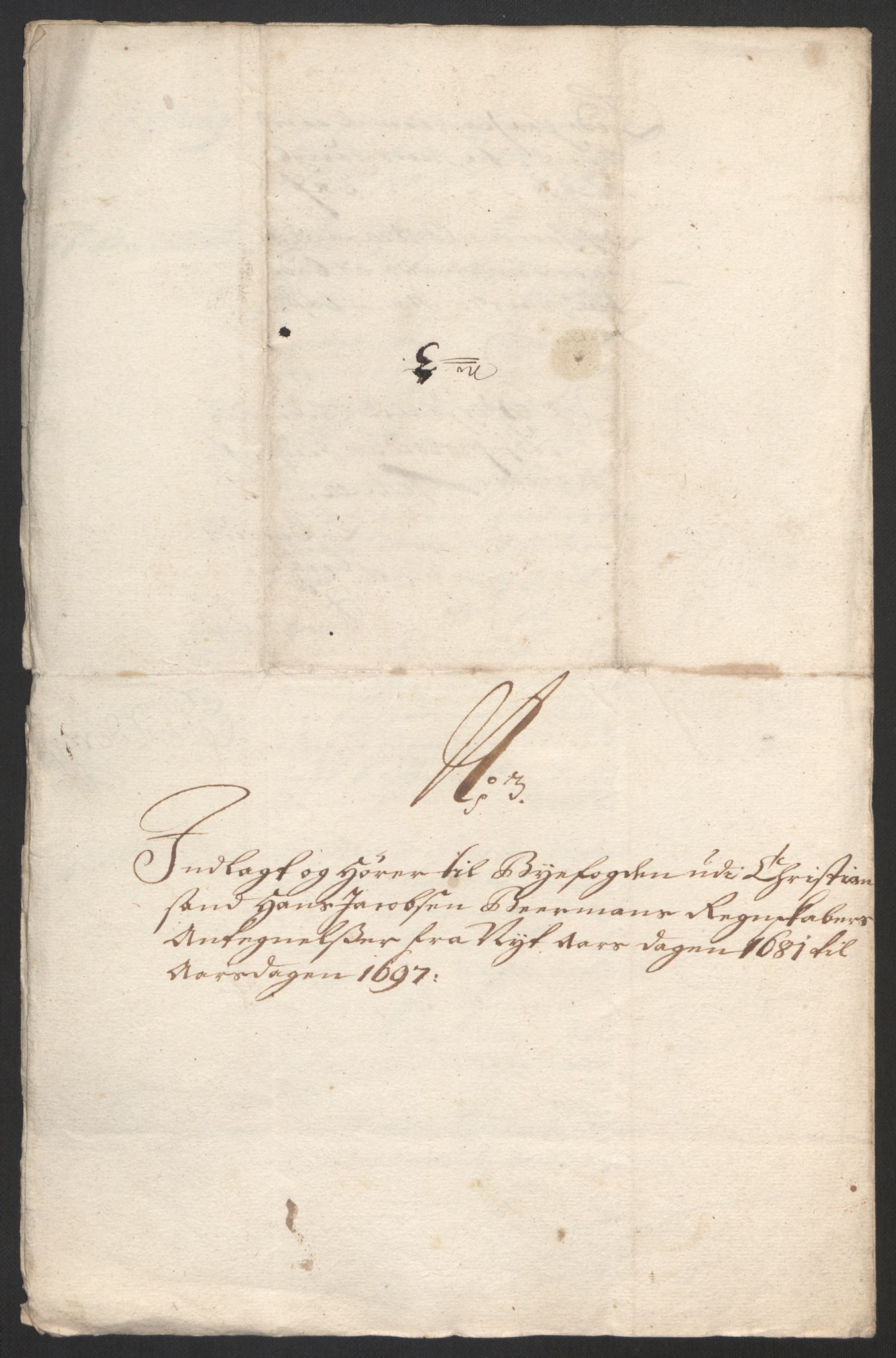 Rentekammeret inntil 1814, Reviderte regnskaper, Byregnskaper, AV/RA-EA-4066/R/Rm/L0285: [M18] Sikt og sakefall, 1681-1718, p. 278