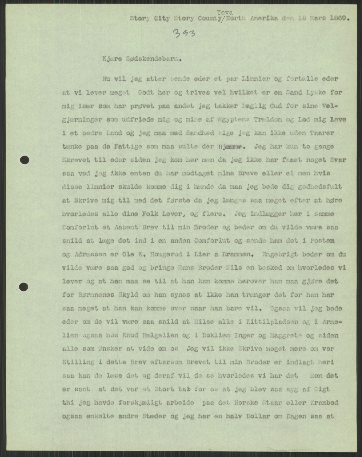 Samlinger til kildeutgivelse, Amerikabrevene, AV/RA-EA-4057/F/L0037: Arne Odd Johnsens amerikabrevsamling I, 1855-1900, p. 881