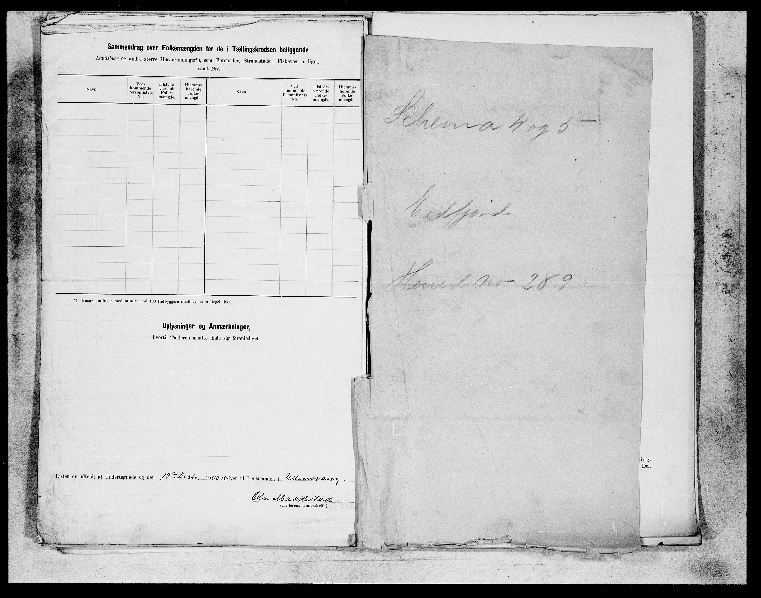 SAB, 1900 census for Ullensvang, 1900, p. 32