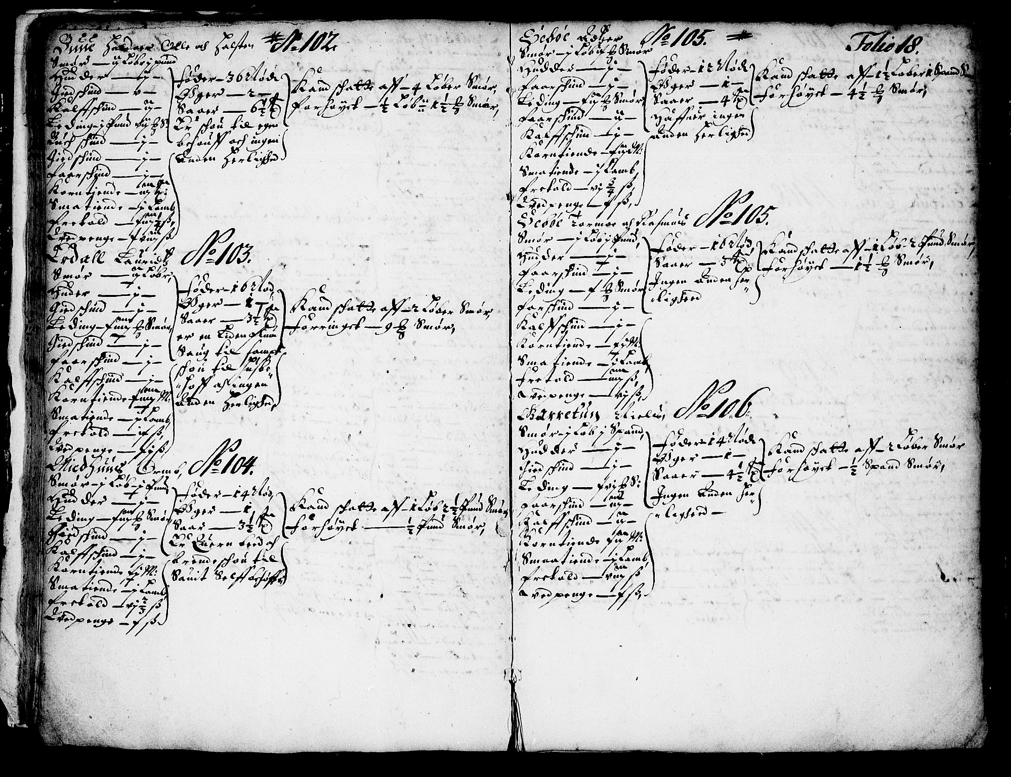 Rentekammeret inntil 1814, Realistisk ordnet avdeling, AV/RA-EA-4070/N/Nb/Nba/L0037: Hardanger fogderi, 1667, p. 17b-18a