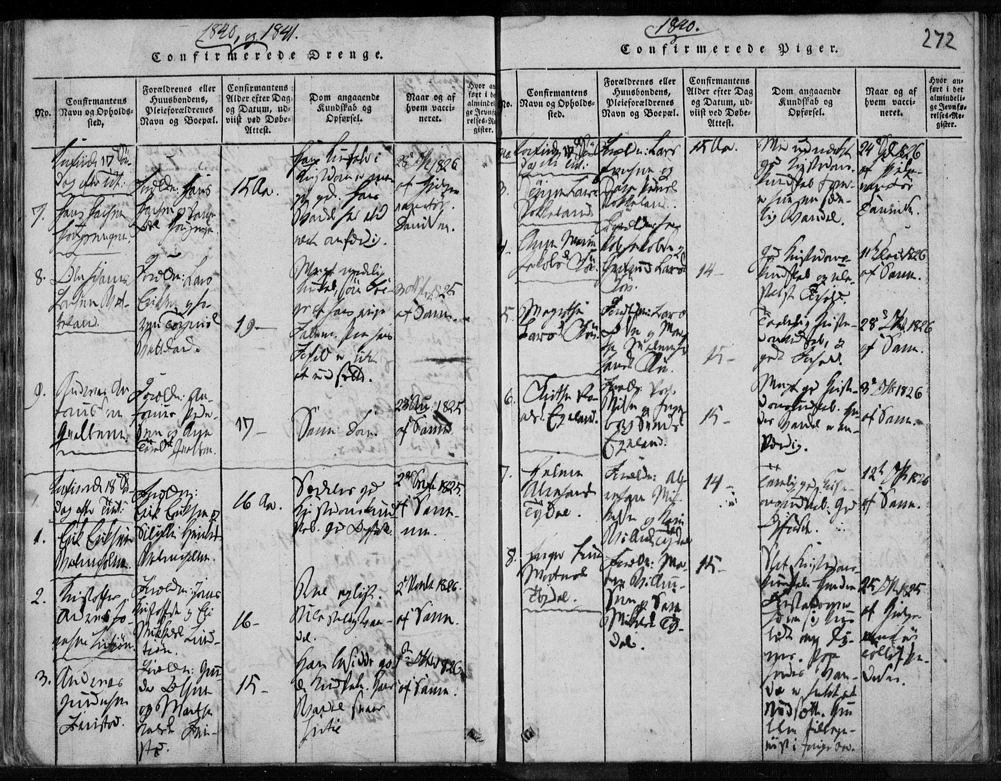 Eigersund sokneprestkontor, AV/SAST-A-101807/S08/L0008: Parish register (official) no. A 8, 1816-1847, p. 272