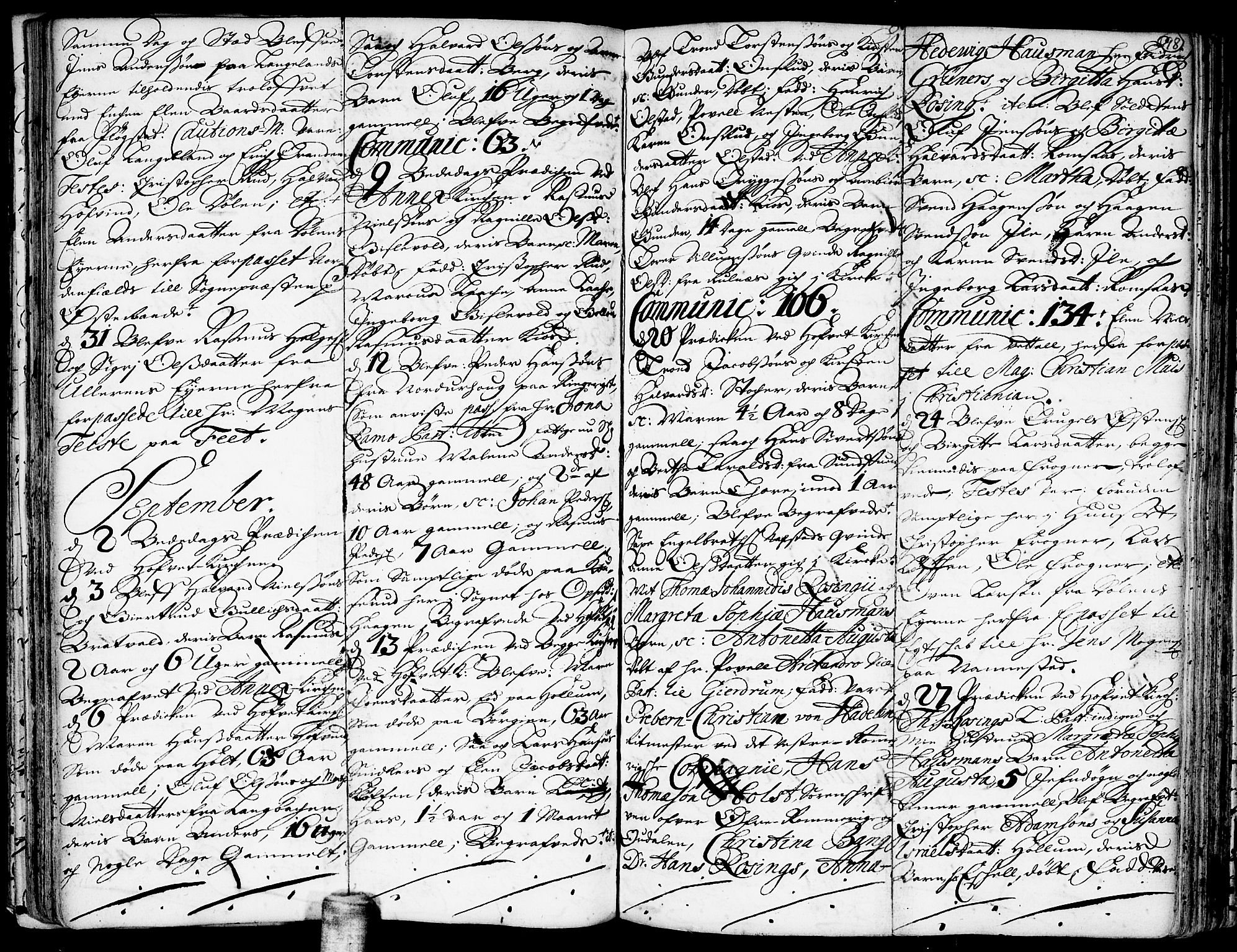 Ullensaker prestekontor Kirkebøker, AV/SAO-A-10236a/F/Fa/L0001: Parish register (official) no. I 1, 1689-1701, p. 98