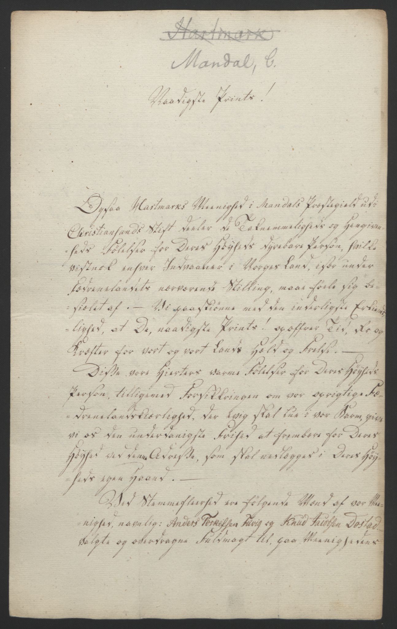 Statsrådssekretariatet, RA/S-1001/D/Db/L0008: Fullmakter for Eidsvollsrepresentantene i 1814. , 1814, p. 130