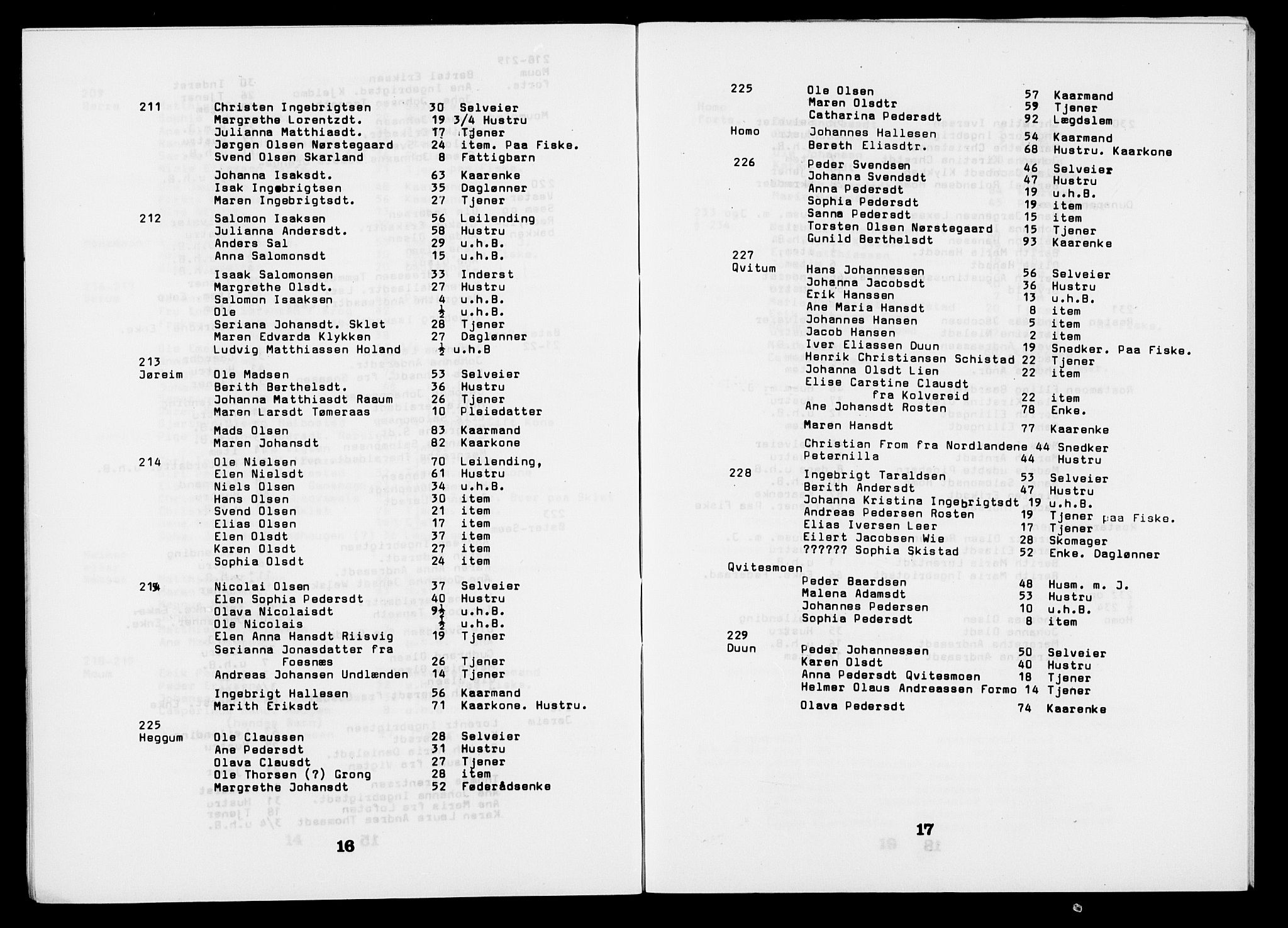 , Census 1845 for Grong, 1845, p. 9