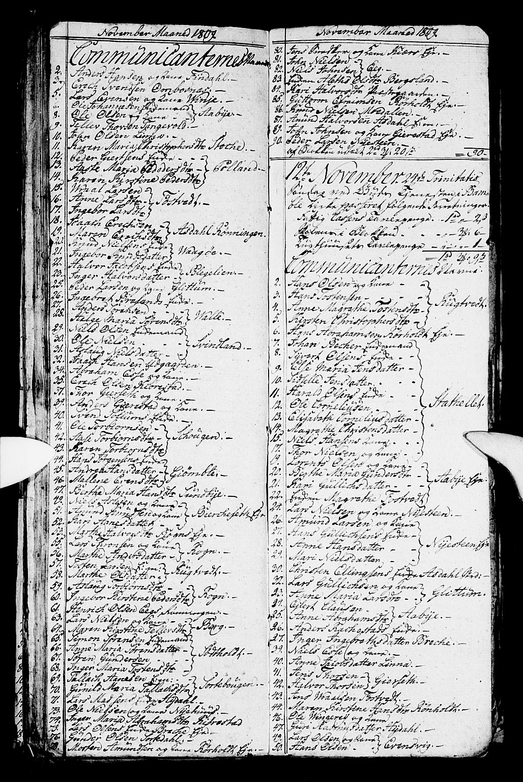 Bamble kirkebøker, SAKO/A-253/G/Ga/L0004: Parish register (copy) no. I 4, 1808-1814