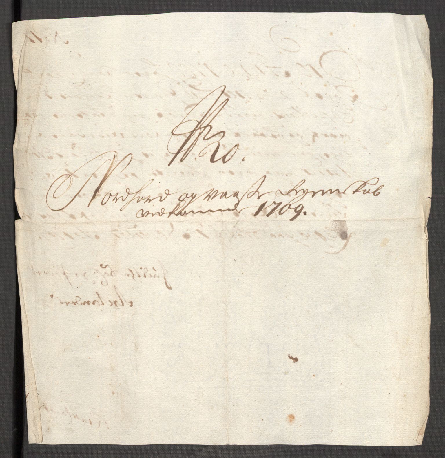 Rentekammeret inntil 1814, Reviderte regnskaper, Fogderegnskap, AV/RA-EA-4092/R51/L3190: Fogderegnskap Nordhordland og Voss, 1709, p. 229