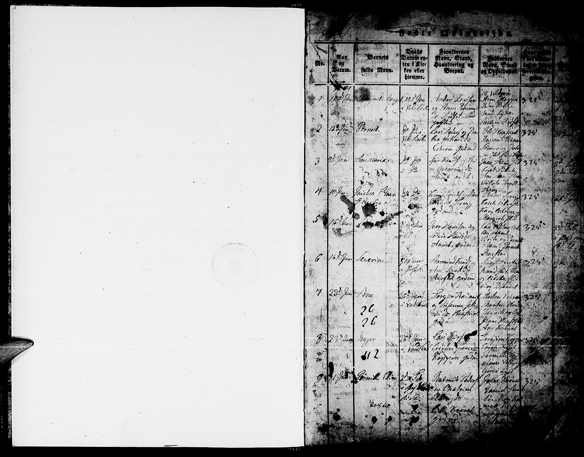 Ministerialprotokoller, klokkerbøker og fødselsregistre - Møre og Romsdal, SAT/A-1454/511/L0155: Parish register (copy) no. 511C01, 1817-1829, p. 2