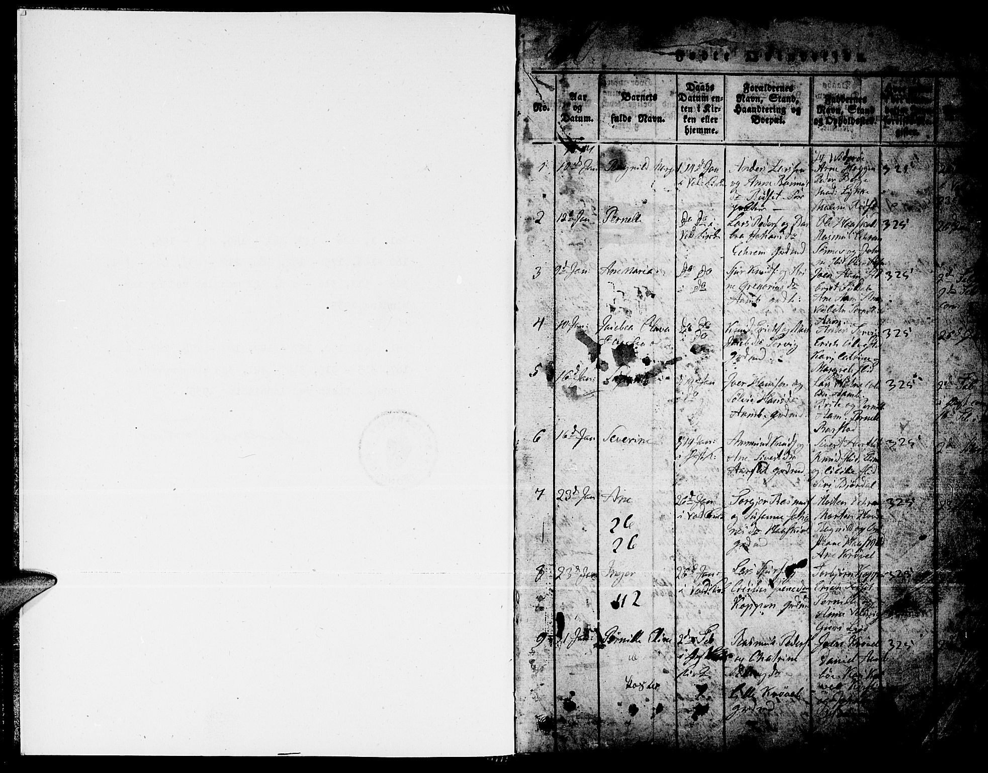 Ministerialprotokoller, klokkerbøker og fødselsregistre - Møre og Romsdal, AV/SAT-A-1454/511/L0155: Parish register (copy) no. 511C01, 1817-1829, p. 2