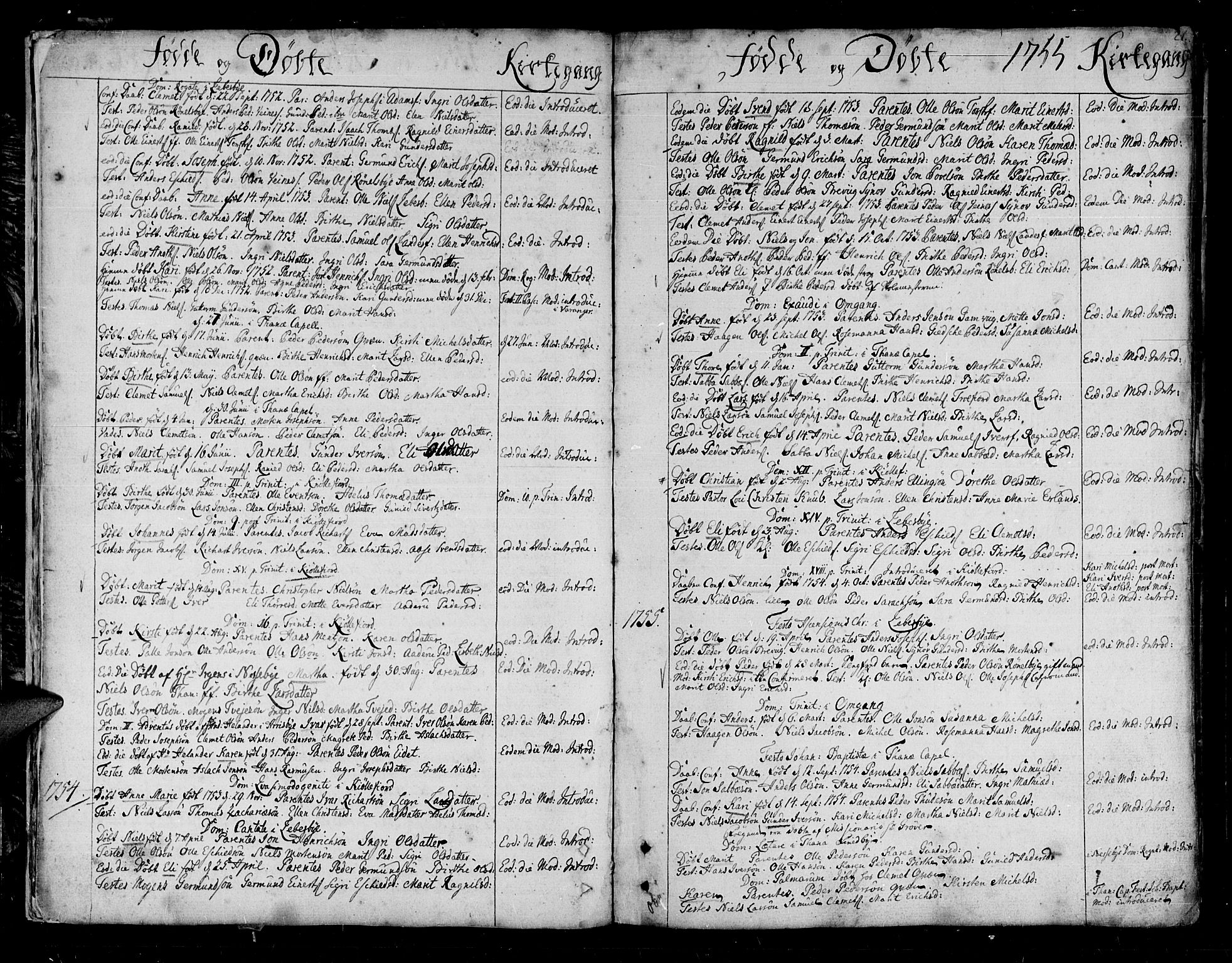 Lebesby sokneprestkontor, SATØ/S-1353/H/Ha/L0001kirke: Parish register (official) no. 1, 1751-1816, p. 21