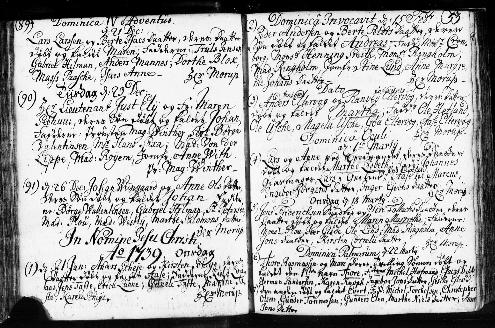 Domkirken sokneprestkontor, SAST/A-101812/001/30/30BB/L0003: Parish register (copy) no. B 3, 1733-1751, p. 53