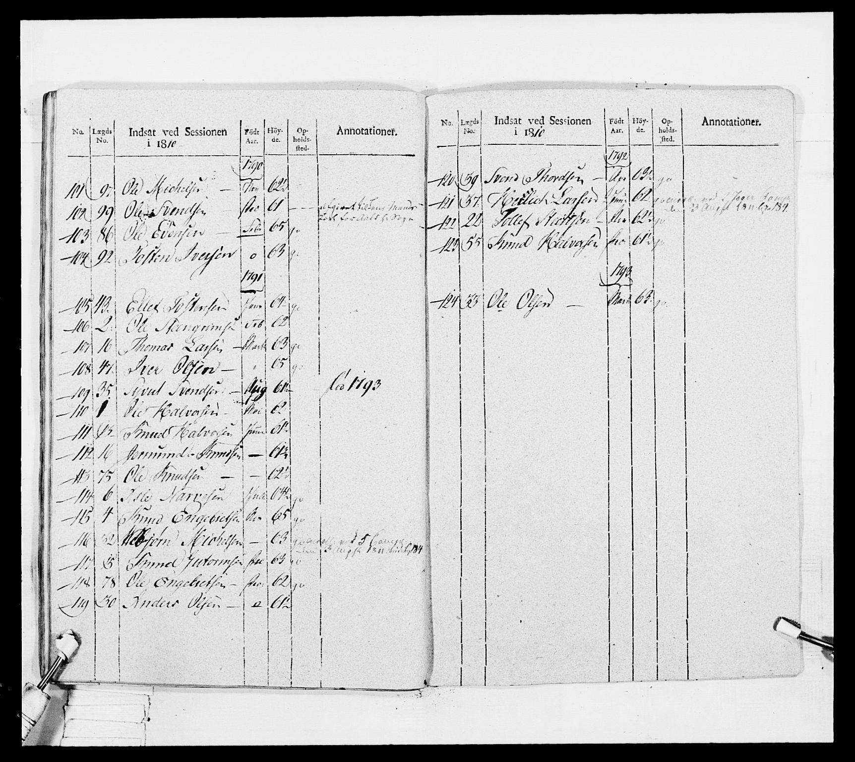 Generalitets- og kommissariatskollegiet, Det kongelige norske kommissariatskollegium, AV/RA-EA-5420/E/Eh/L0042: 1. Akershusiske nasjonale infanteriregiment, 1810, p. 91