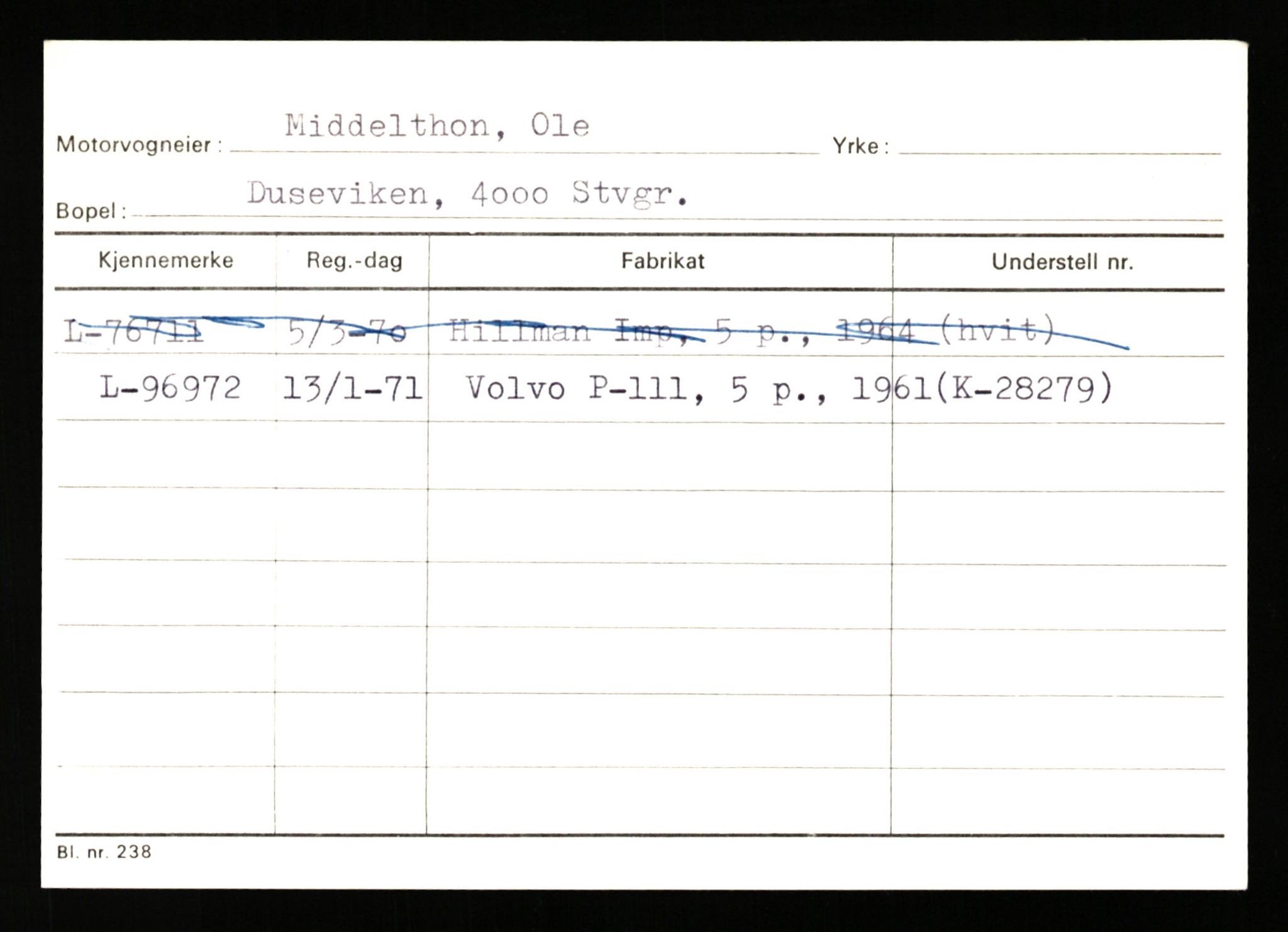 Stavanger trafikkstasjon, SAST/A-101942/0/H/L0025: Meling - Mygland, 1930-1971, p. 581