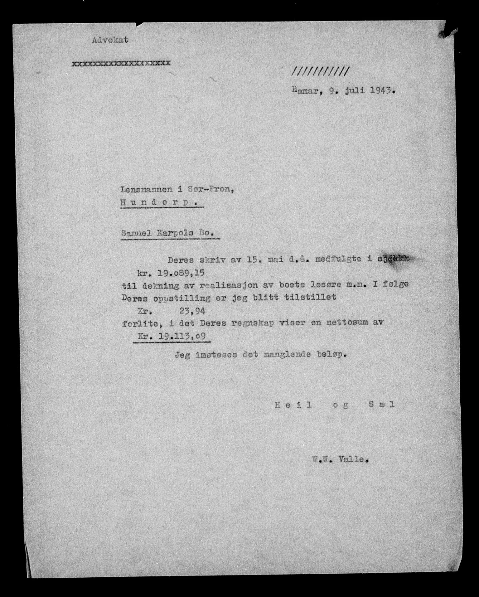 Justisdepartementet, Tilbakeføringskontoret for inndratte formuer, AV/RA-S-1564/H/Hc/Hcc/L0949: --, 1945-1947, p. 733