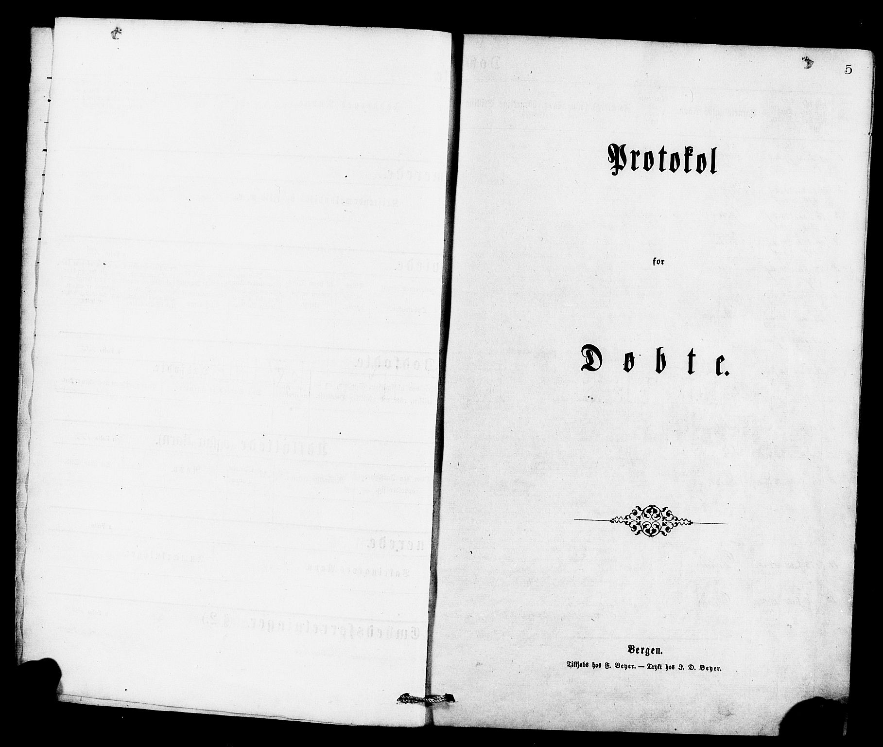 Røldal sokneprestembete, AV/SAB-A-100247: Parish register (official) no. A 4, 1870-1886, p. 5