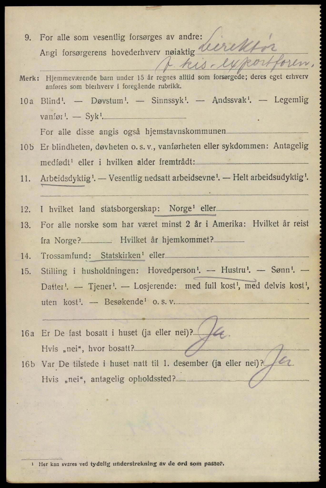 SAO, 1920 census for Bærum, 1920, p. 21401