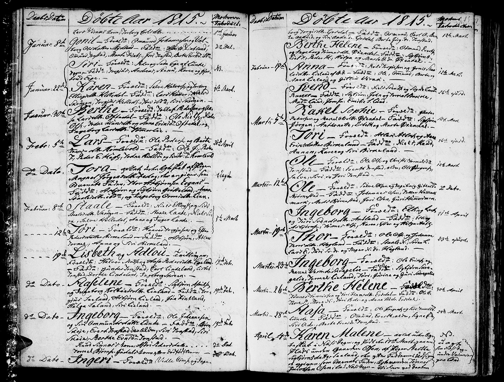 Bakke sokneprestkontor, SAK/1111-0002/F/Fa/Faa/L0002: Parish register (official) no. A 2, 1780-1816, p. 215