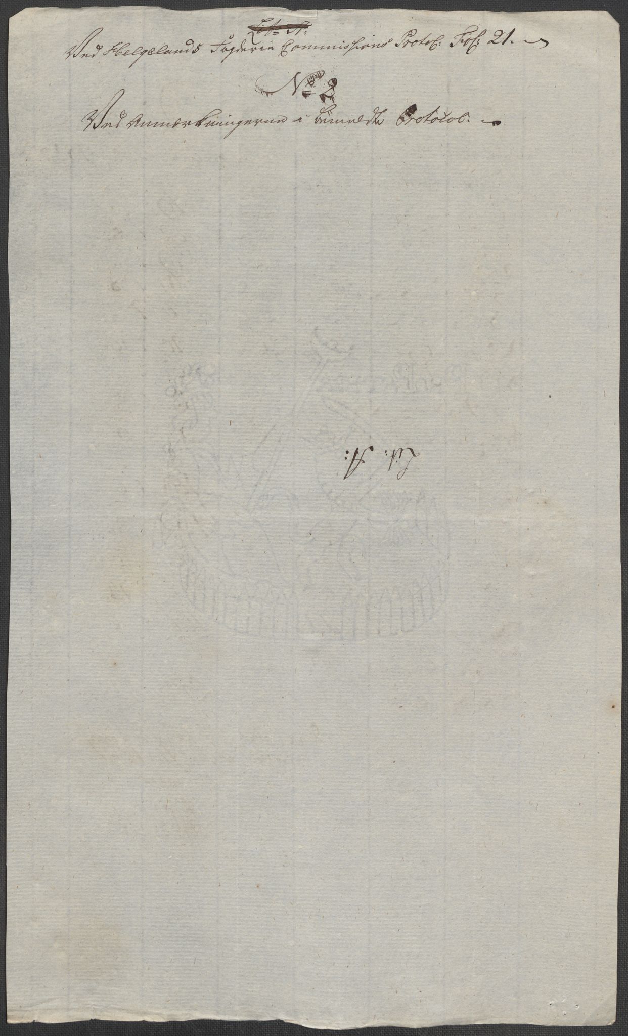 Rentekammeret inntil 1814, Reviderte regnskaper, Mindre regnskaper, AV/RA-EA-4068/Rf/Rfe/L0014: Helgeland fogderi, 1789, p. 21