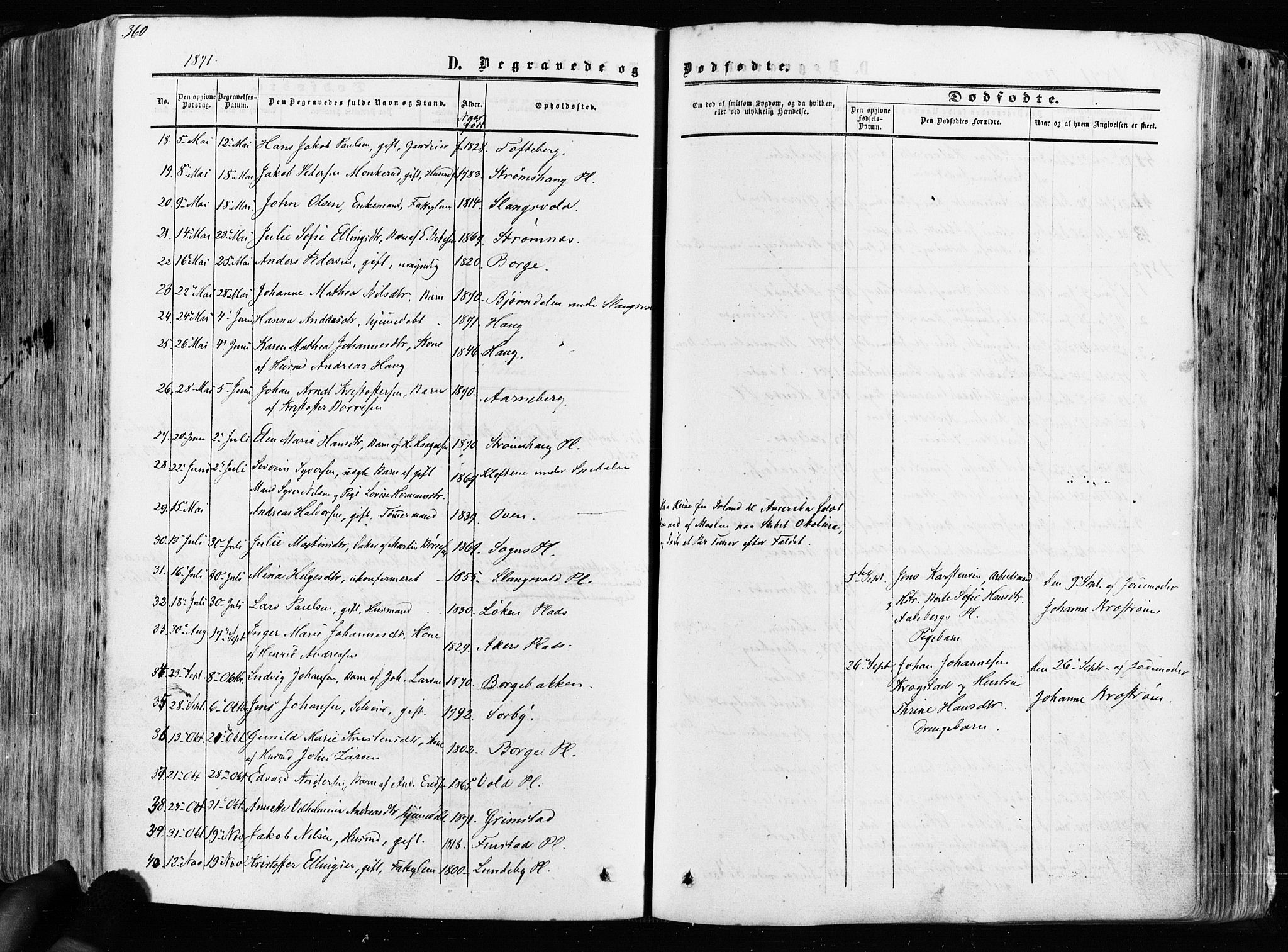 Råde prestekontor kirkebøker, AV/SAO-A-2009/F/Fa/L0006: Parish register (official) no. 6, 1854-1877, p. 360