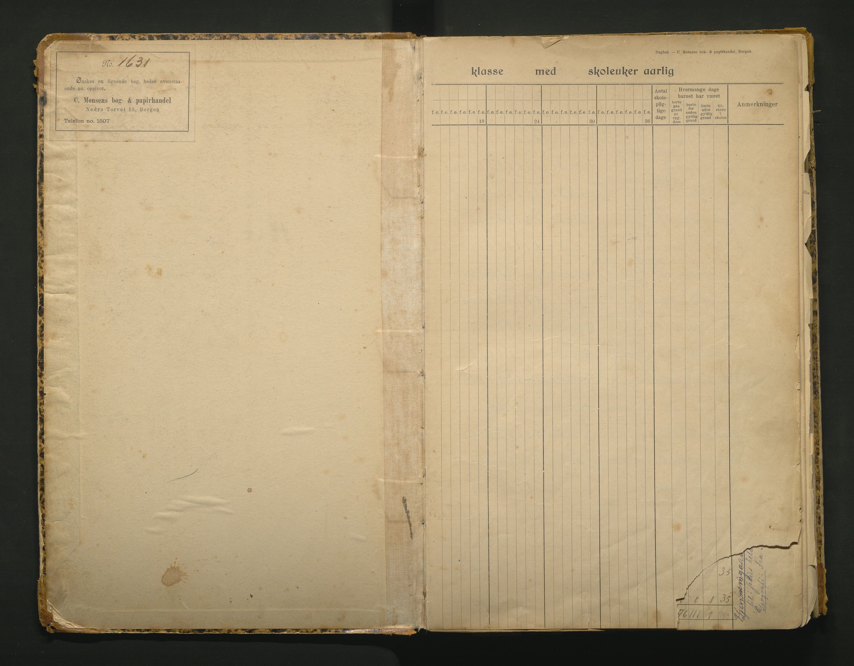 Austevoll kommune. Barneskulane, IKAH/1244-231/F/Fa/L0024b: Skuleprotokoll for Heimark, Beinskroken, Drønen og Kolbeinsvik krinsar, 1908-1969