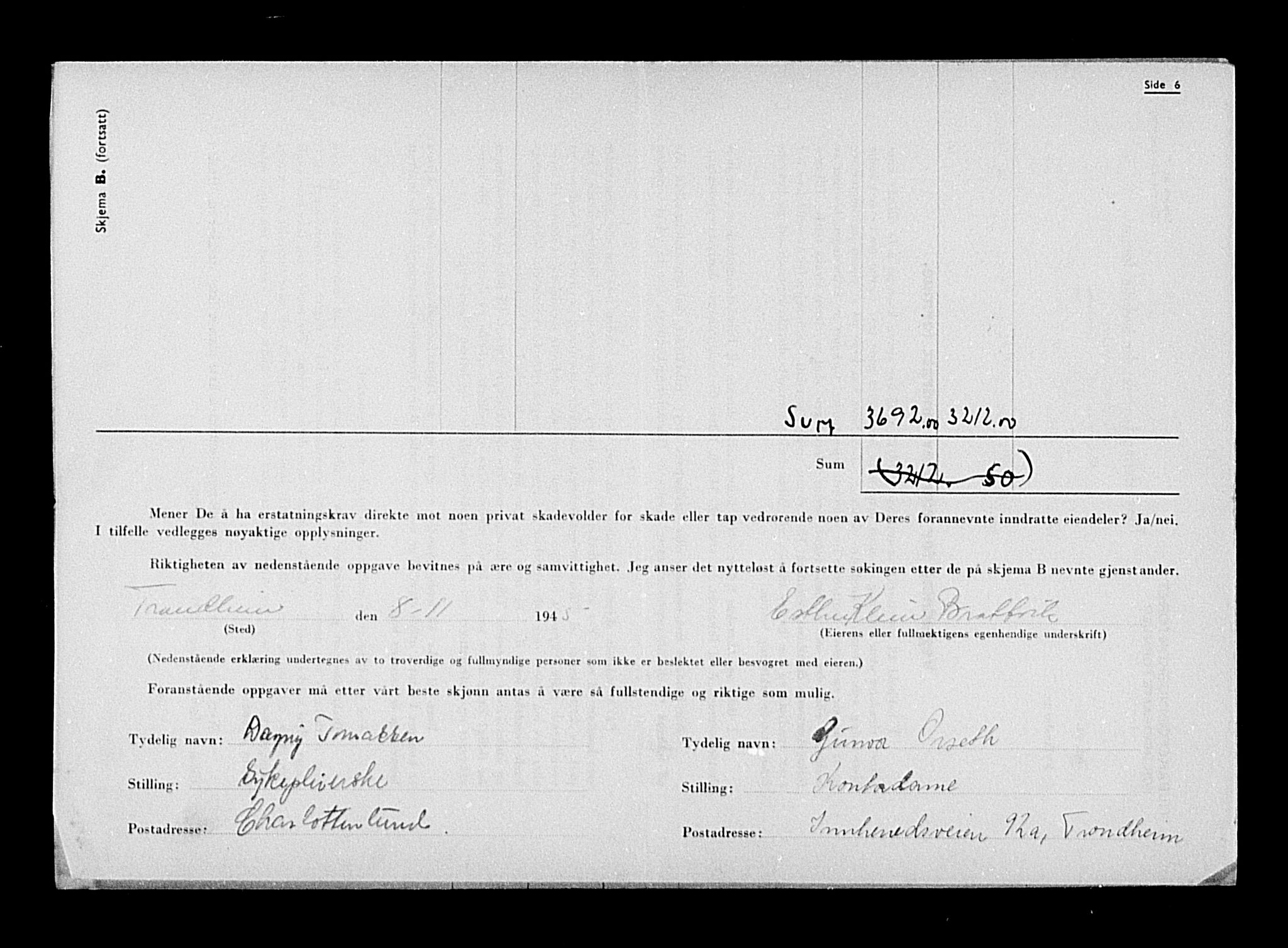 Justisdepartementet, Tilbakeføringskontoret for inndratte formuer, AV/RA-S-1564/H/Hc/Hca/L0893: --, 1945-1947, p. 37